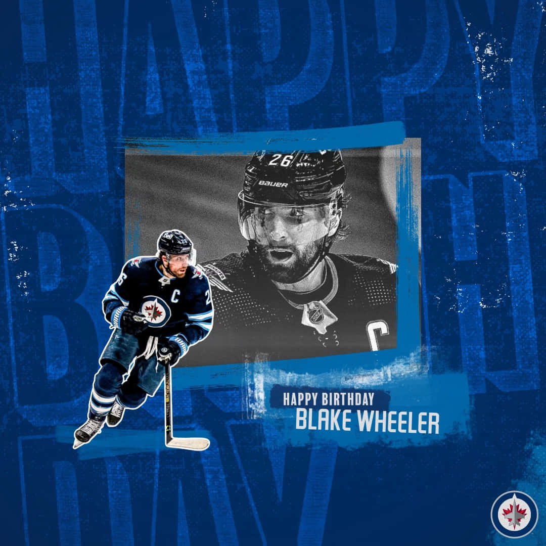 Blake Wheeler, hockey player, close-up portrait, SD Desktop Wallpaper