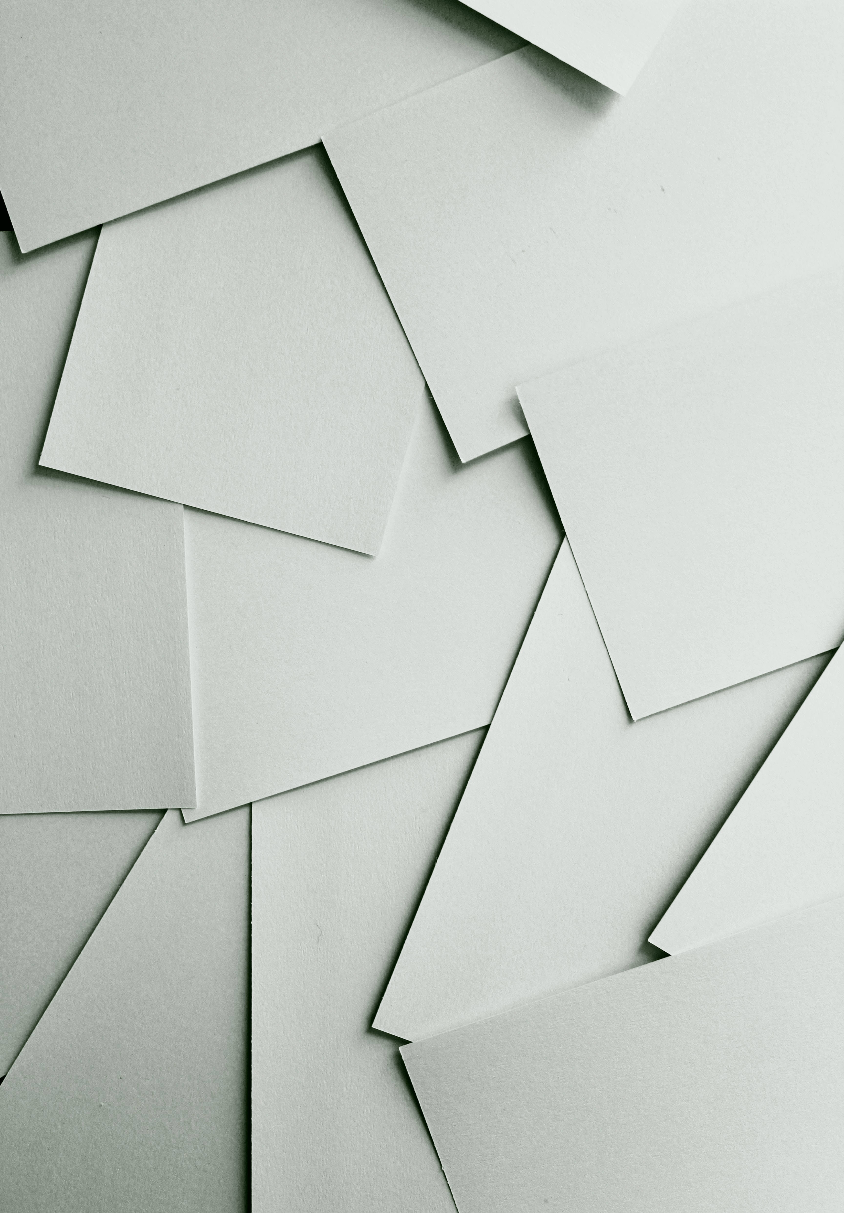 light gray paper sheets, minimalist geometric pattern, soft shadows, 4K Phone Wallpaper