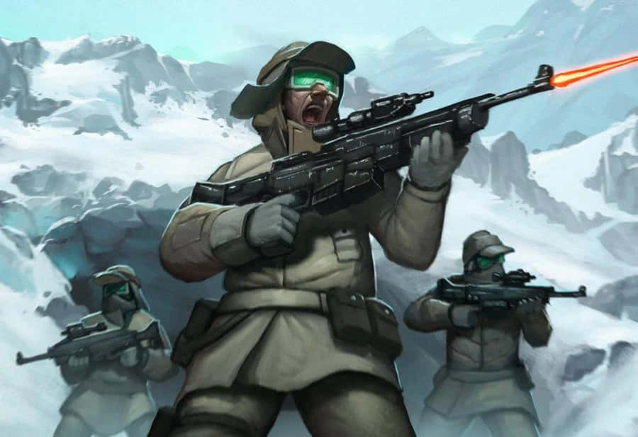 Blaster Rifles, Futuristic Blaster Rifle Collection, snow gear, SD Desktop Wallpaper