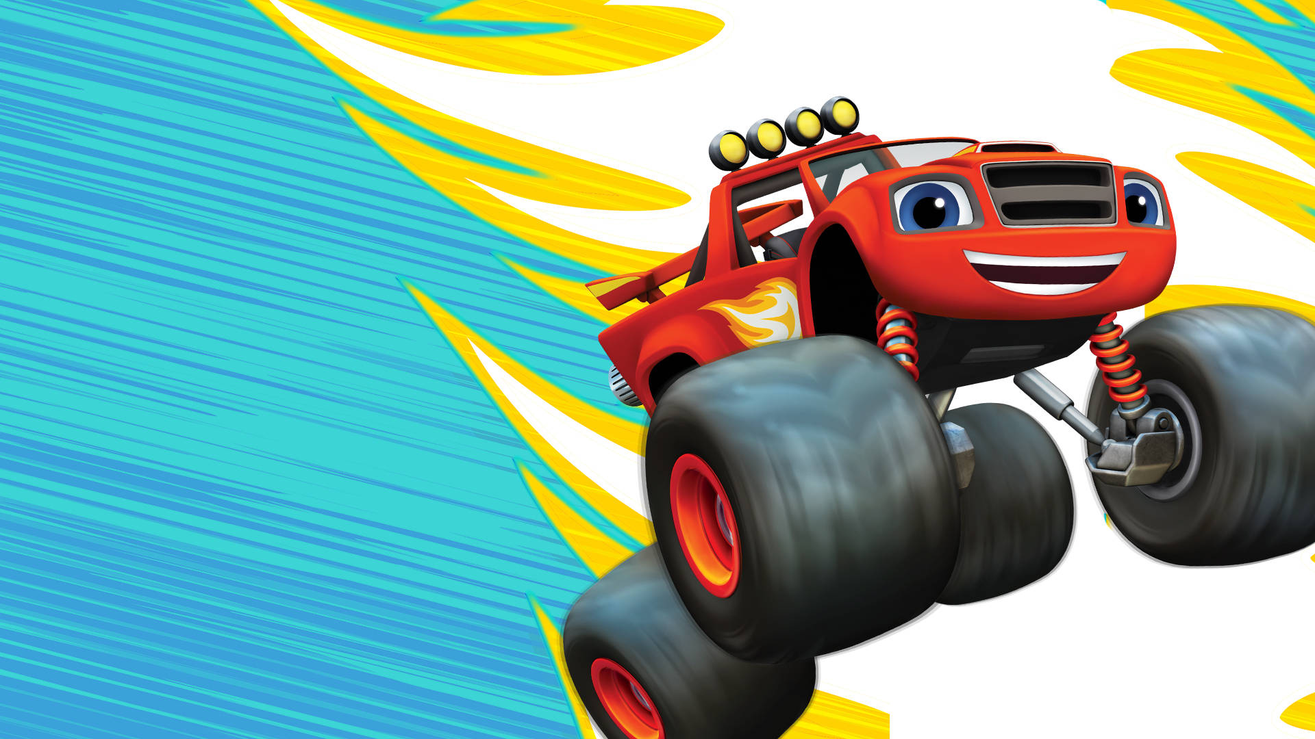 Blaze, Monster Machines, red, Full HD Desktop Wallpaper