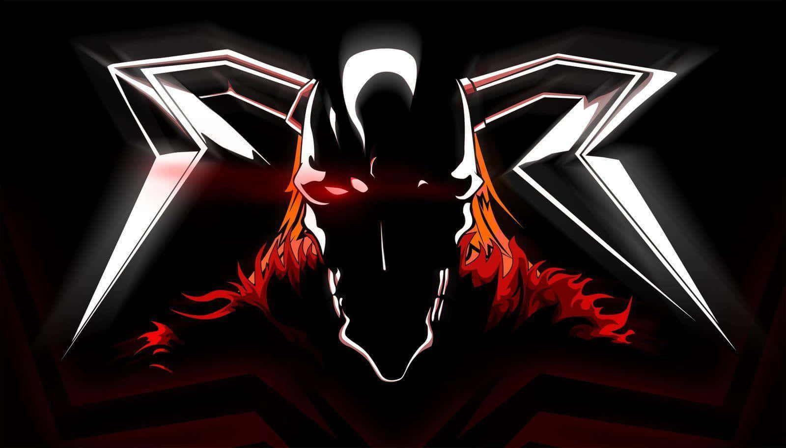 Bleach Hollow, glowing red eyes, fiery orange hair, HD Desktop Wallpaper