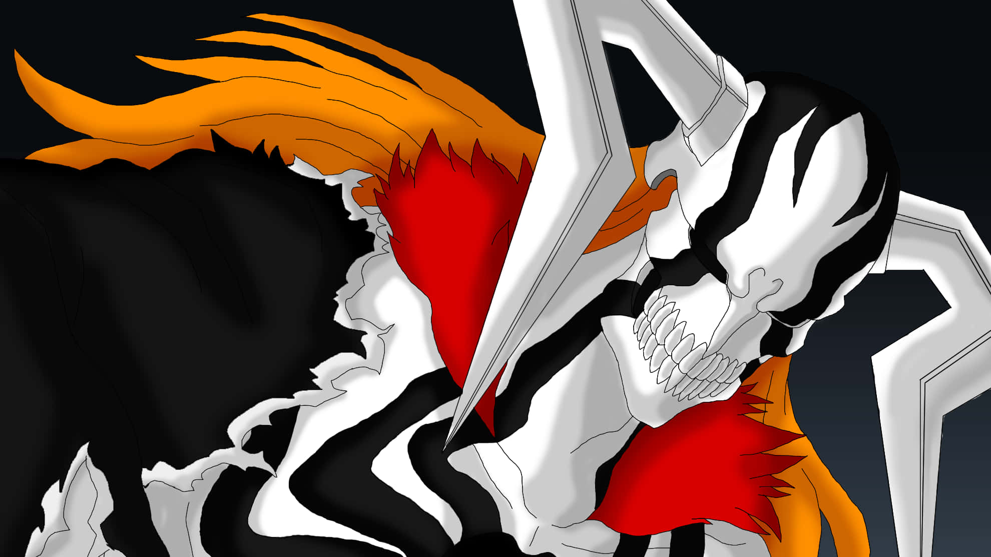 Bleach Hollow, Bleach, orange hair, Full HD Desktop Wallpaper