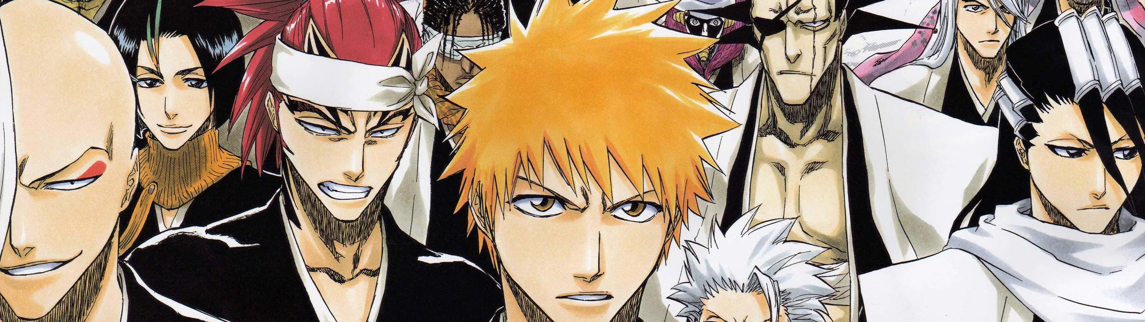 Bleach, anime, 3840 x 1080, 4K Desktop Wallpaper