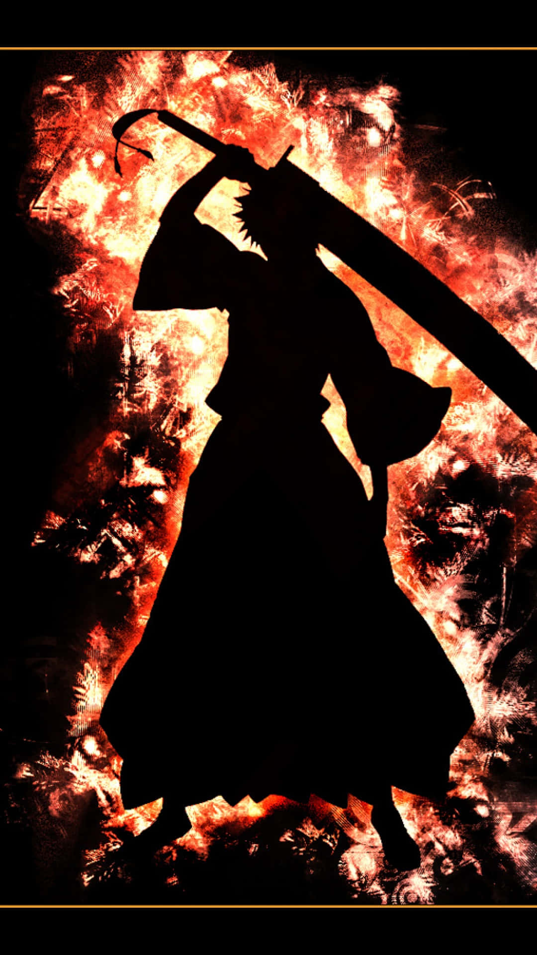 Bleach, Ichigo, silhouette, Full HD Phone Wallpaper