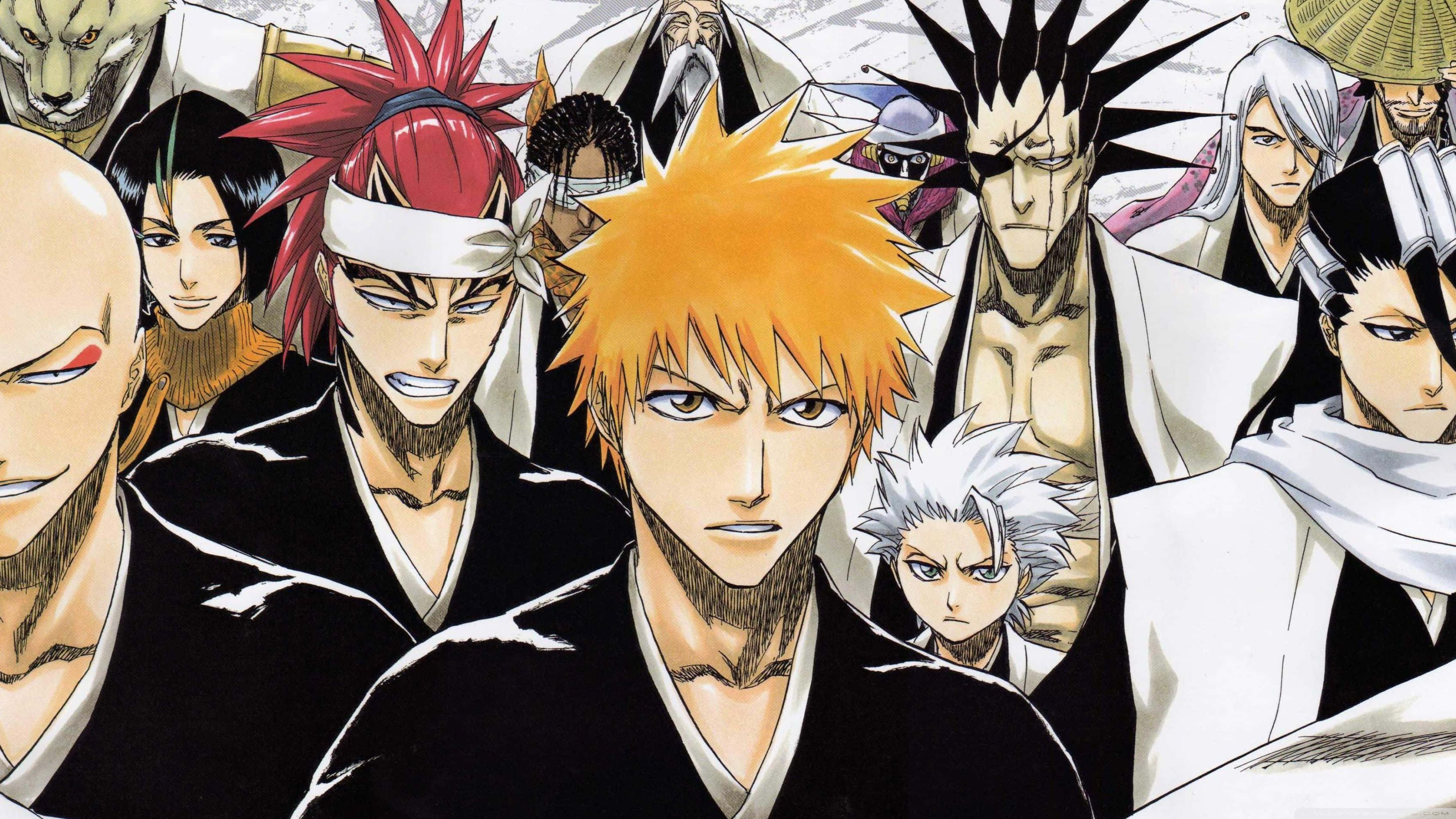 Bleach, Characters, spiky hair, 2K Desktop Wallpaper