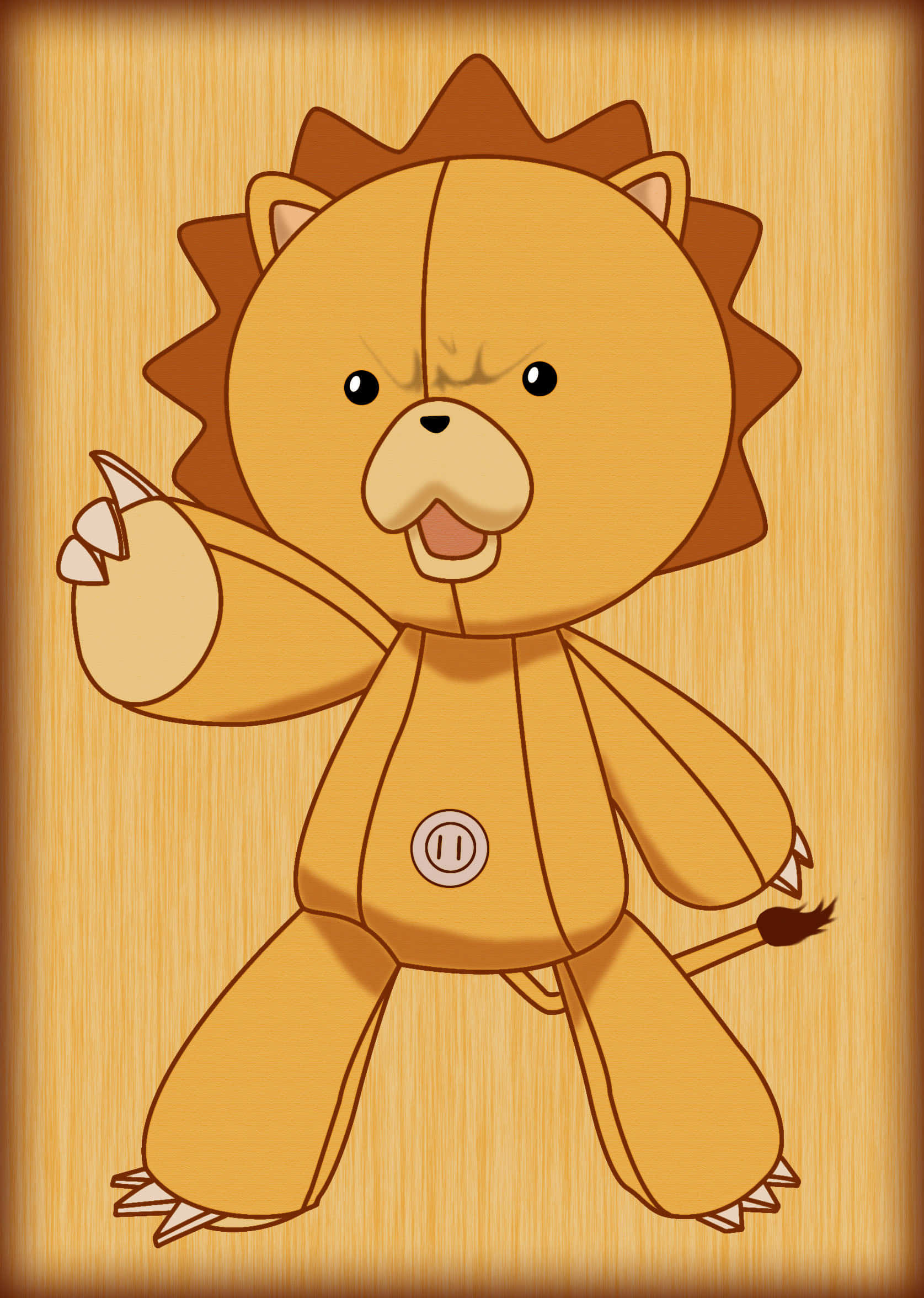 Bleach Kon, plush toy, spiky mane, Full HD Phone Wallpaper