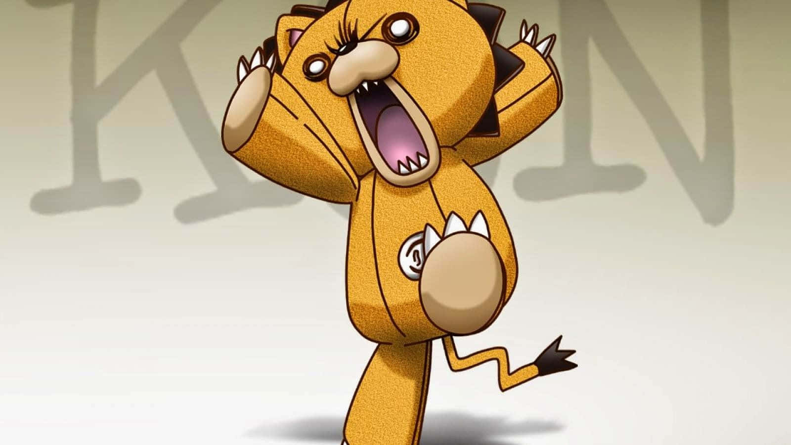 Bleach Kon, cartoon lion character, claws, HD Desktop Wallpaper