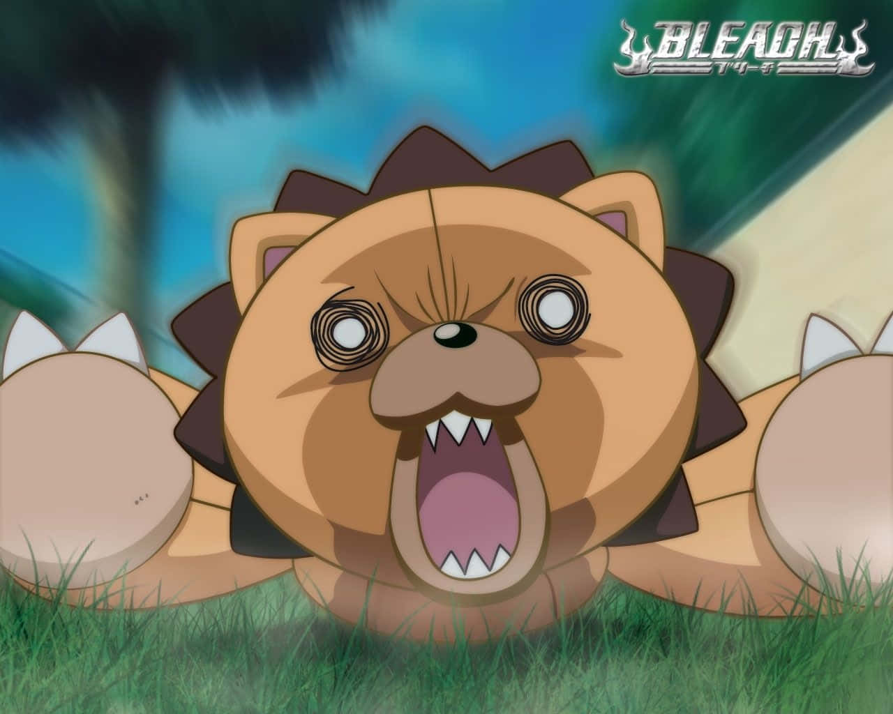 Bleach Kon, Kon, cartoon lion-like creature, HD Desktop Wallpaper