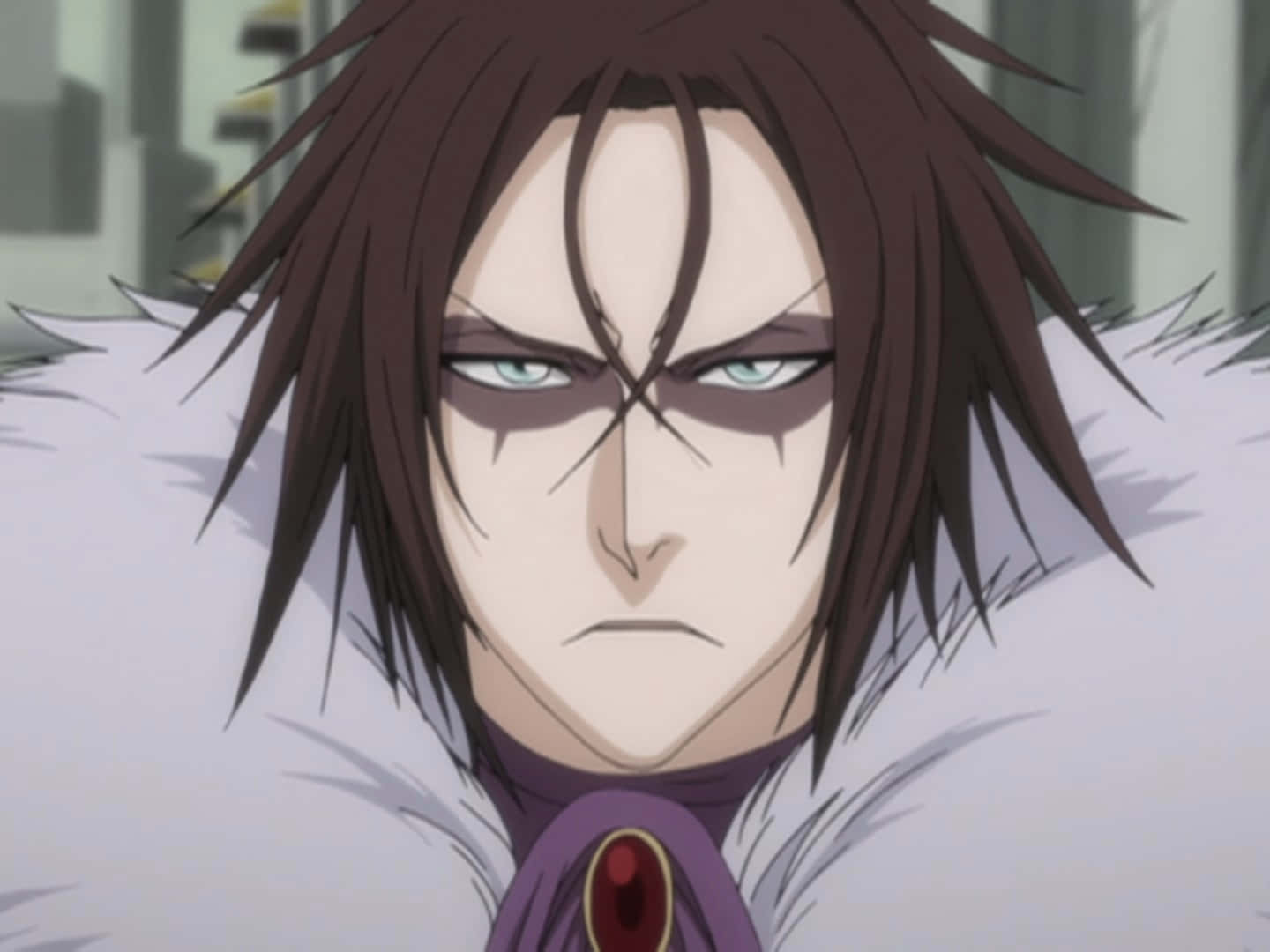 Bleach Muramasa, spiky brown hair, piercing blue eyes, HD Desktop Wallpaper