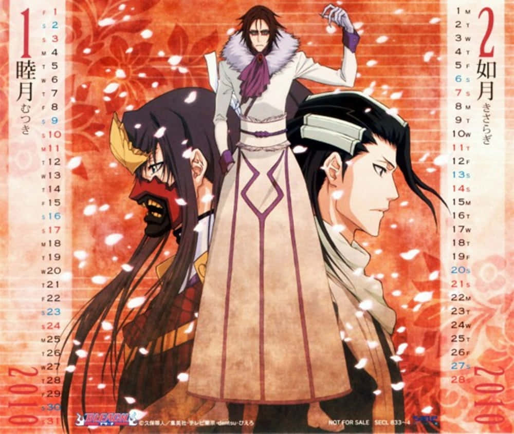 Bleach Muramasa, cherry blossoms, vibrant red floral background, SD Desktop Wallpaper
