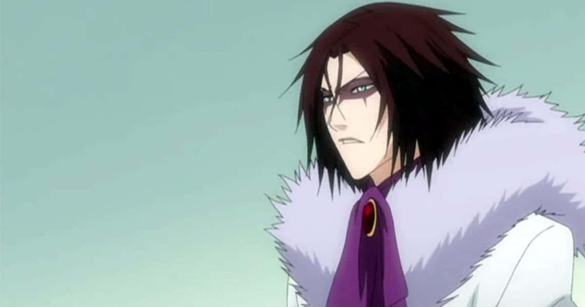 Bleach Muramasa, dark hair, purple eyes, SD Desktop Wallpaper