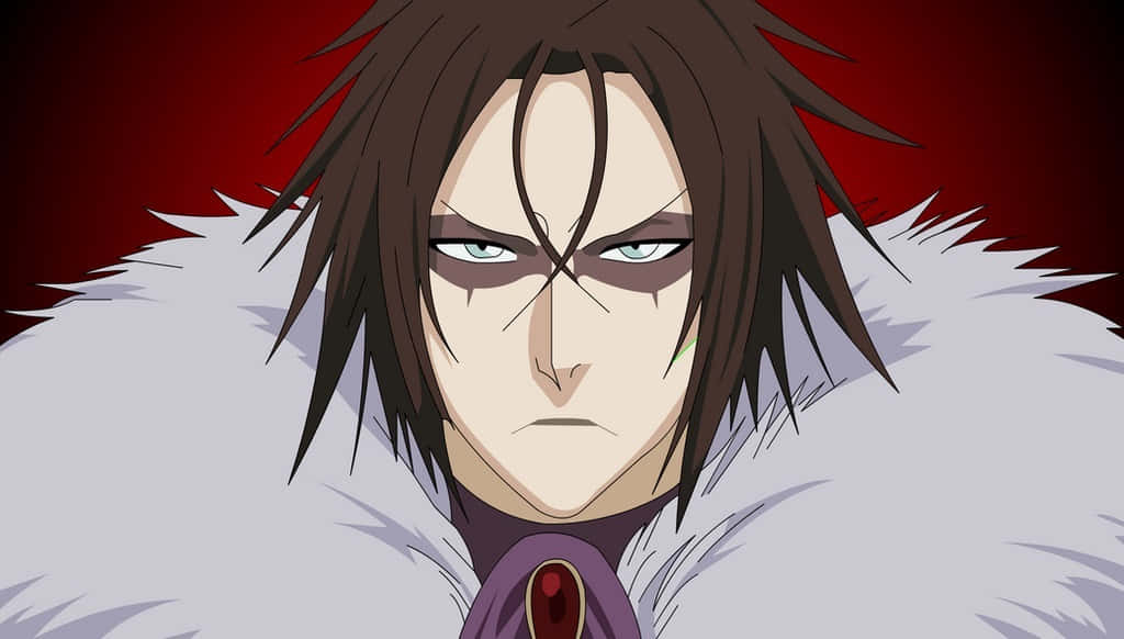 Bleach Muramasa, spiky brown hair, glowing eyes, SD Desktop Wallpaper