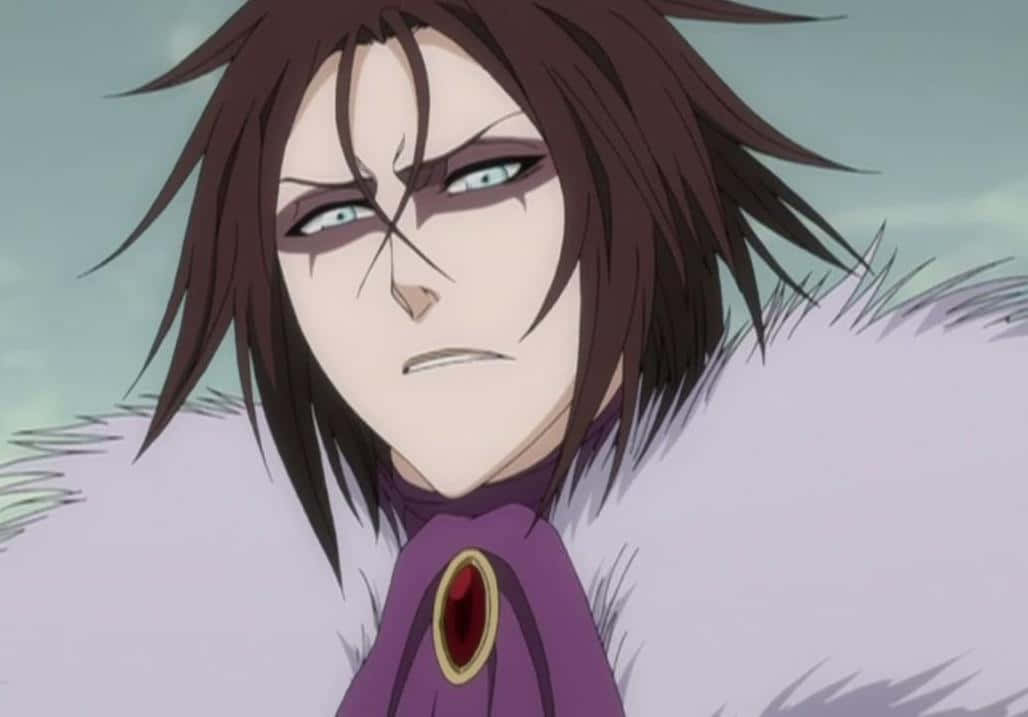 Bleach Muramasa, dark hair, intense blue eyes, SD Desktop Wallpaper