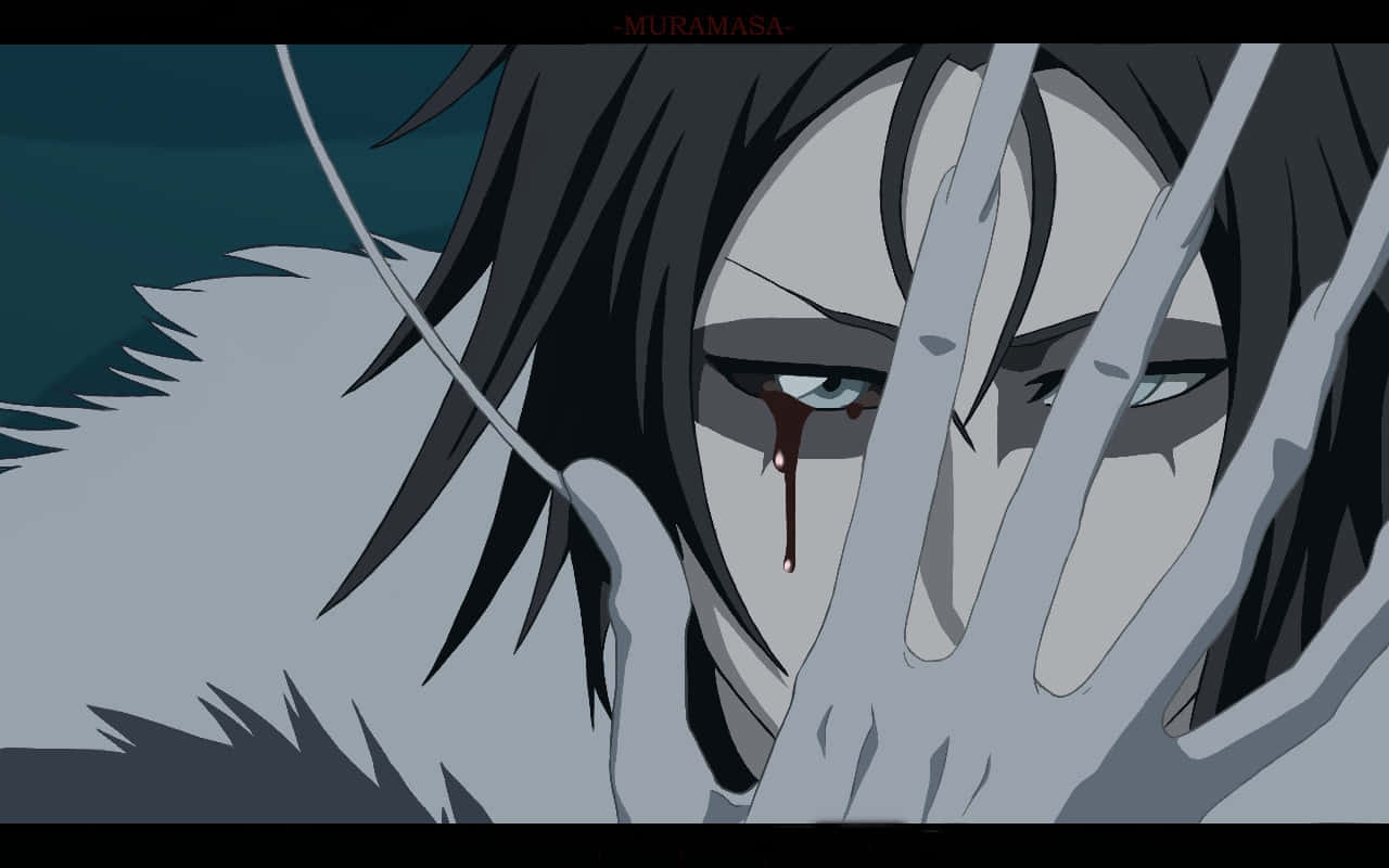 Bleach Muramasa, dark hair, tear of blood, HD Desktop Wallpaper