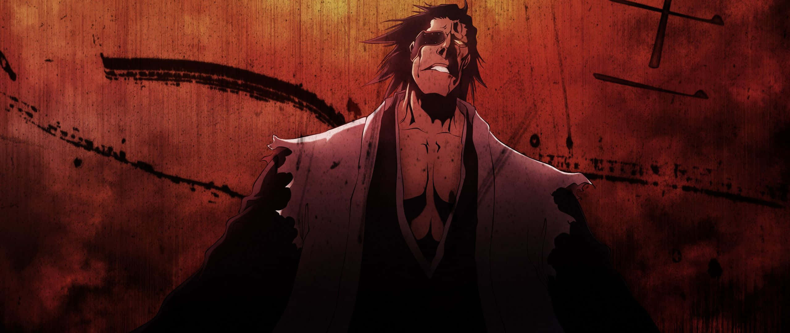 Bleach PC, anime warrior, dark hair, 2K Desktop Wallpaper