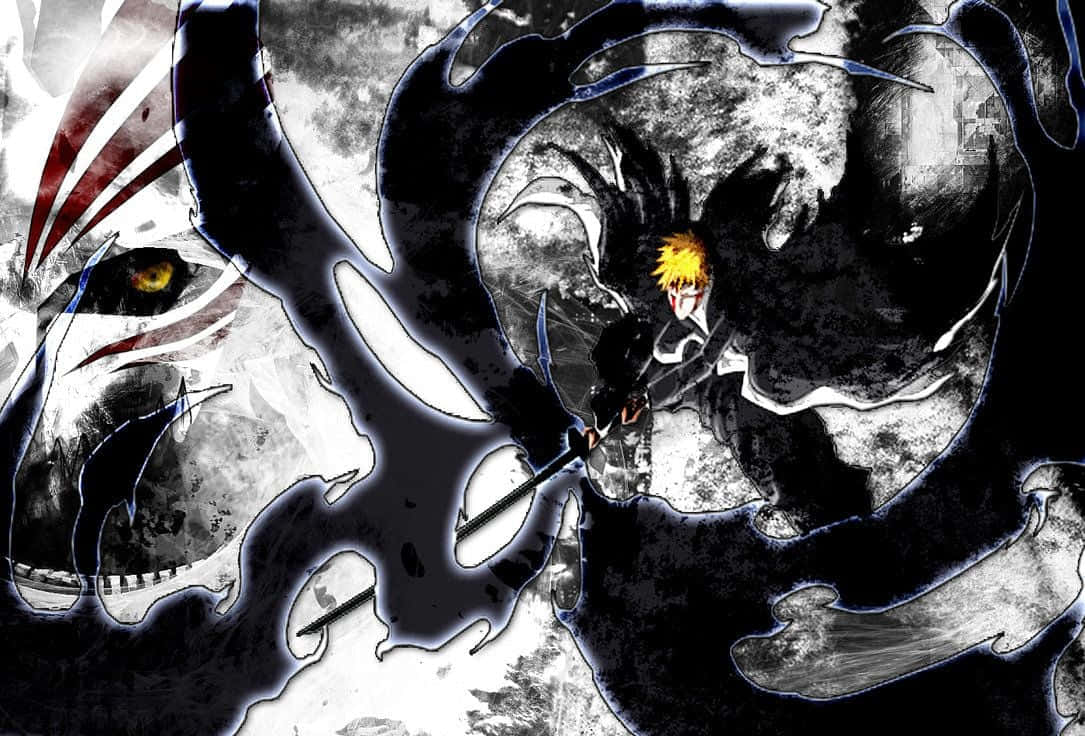 Bleach PC, anime battle scene, blonde warrior, SD Desktop Wallpaper