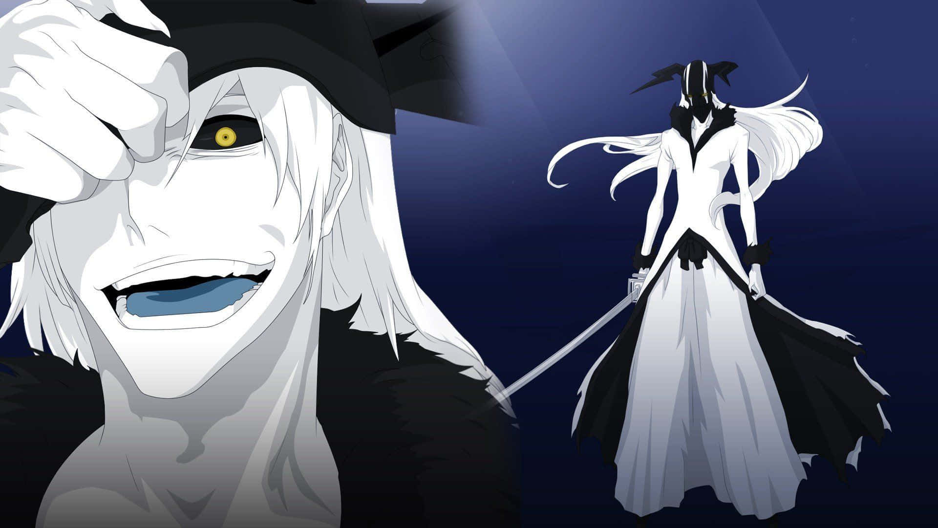 Bleach Phone, white hair, yellow eye, Full HD Desktop Wallpaper