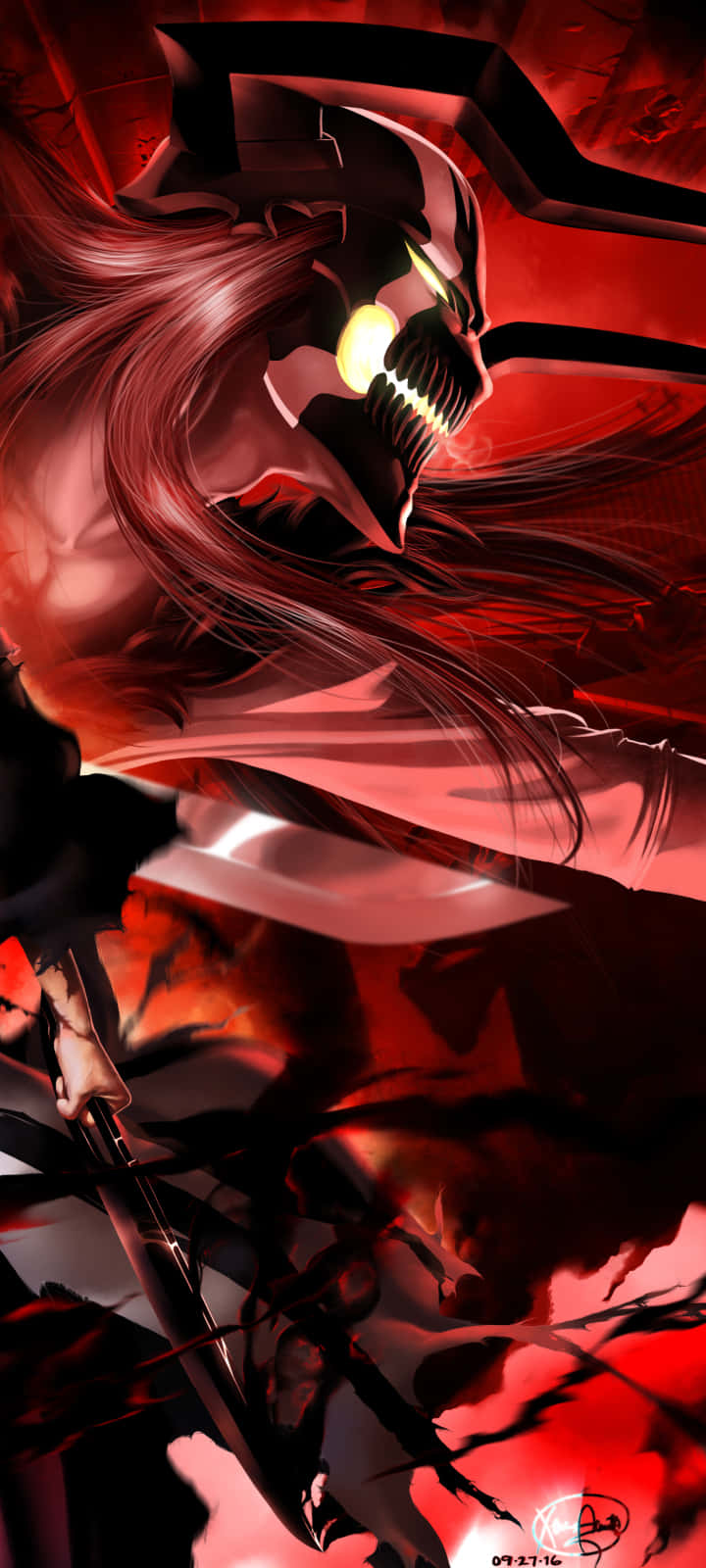 Bleach, anime character, long hair, HD Phone Wallpaper