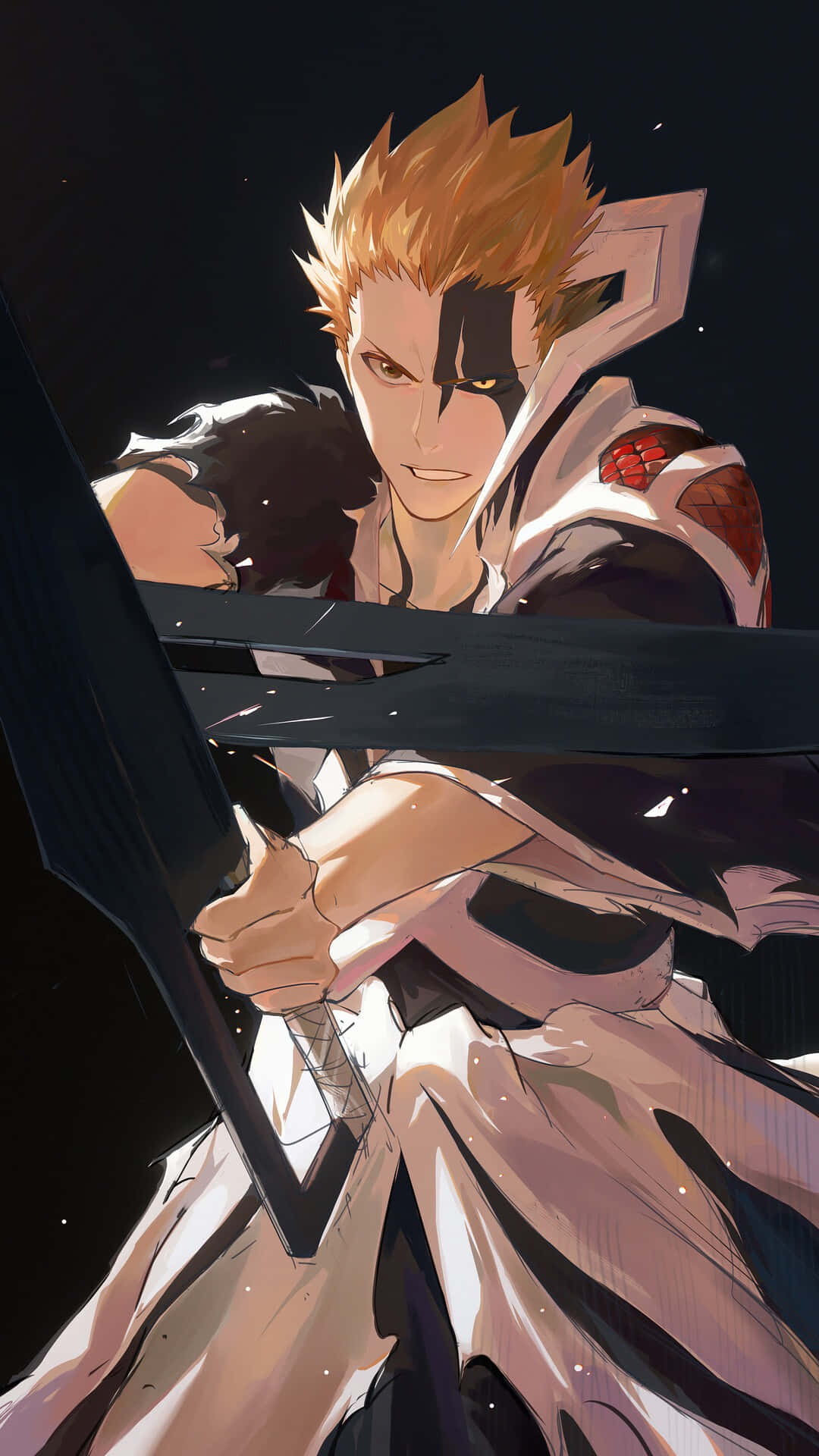 Bleach Phone, spiky blonde hair, black eye patch, Full HD Phone Wallpaper