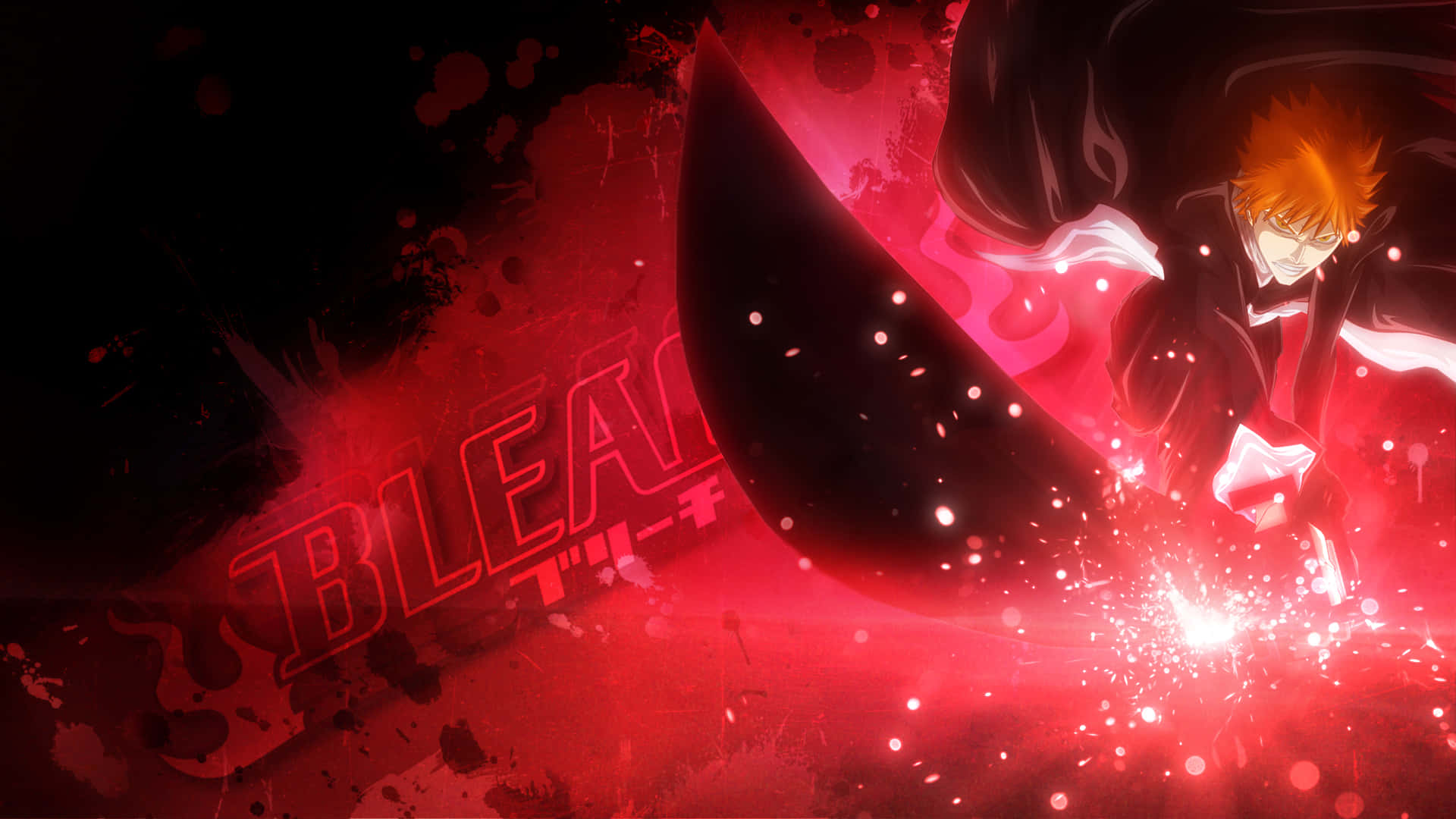 Bleach Thousand-year Blood War Arc, orange hair, glowing sword, Full HD Desktop Wallpaper