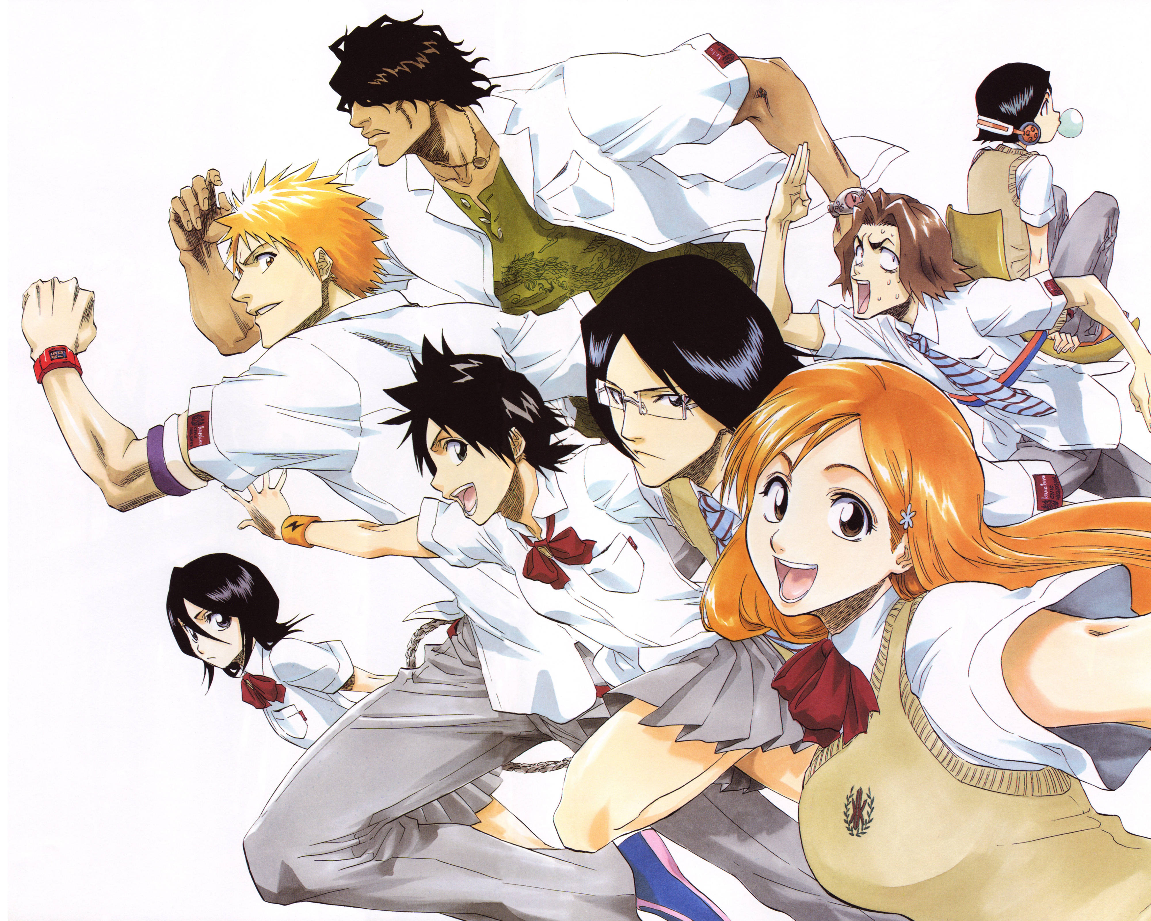 Bleach, 4K Ultra HD, main cast, 4K Desktop Wallpaper