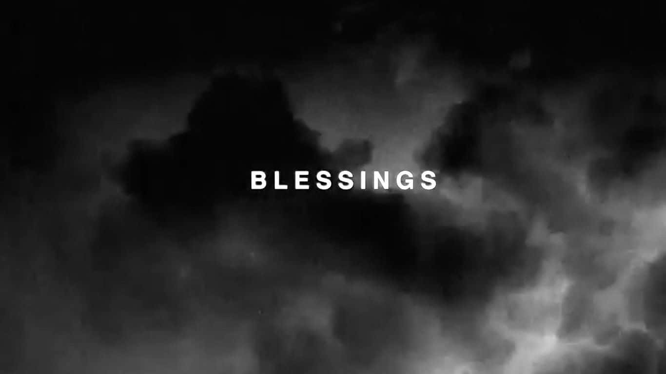 Blessed, dark clouds, swirling monochrome storm cloud, HD Desktop Wallpaper