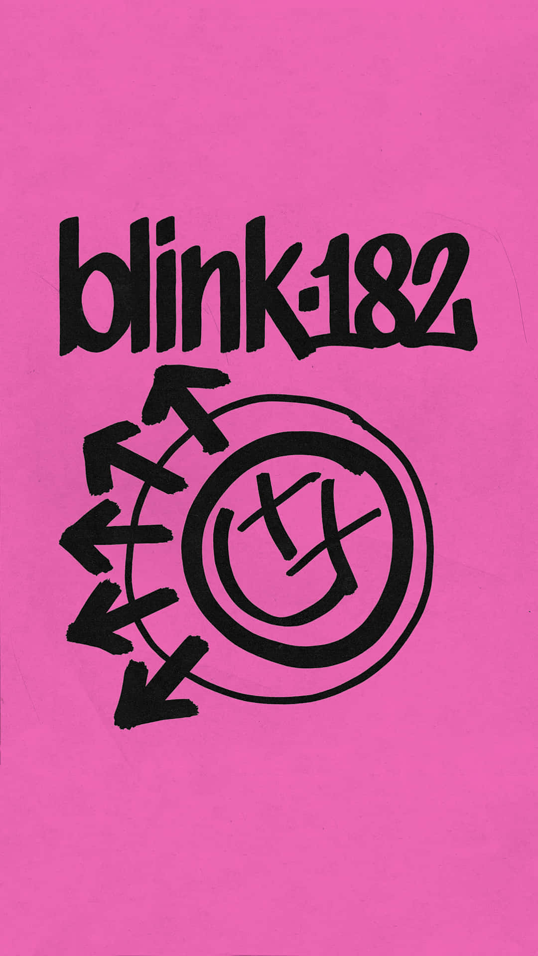 Blink-182, band logo, black logo, Full HD Phone Wallpaper