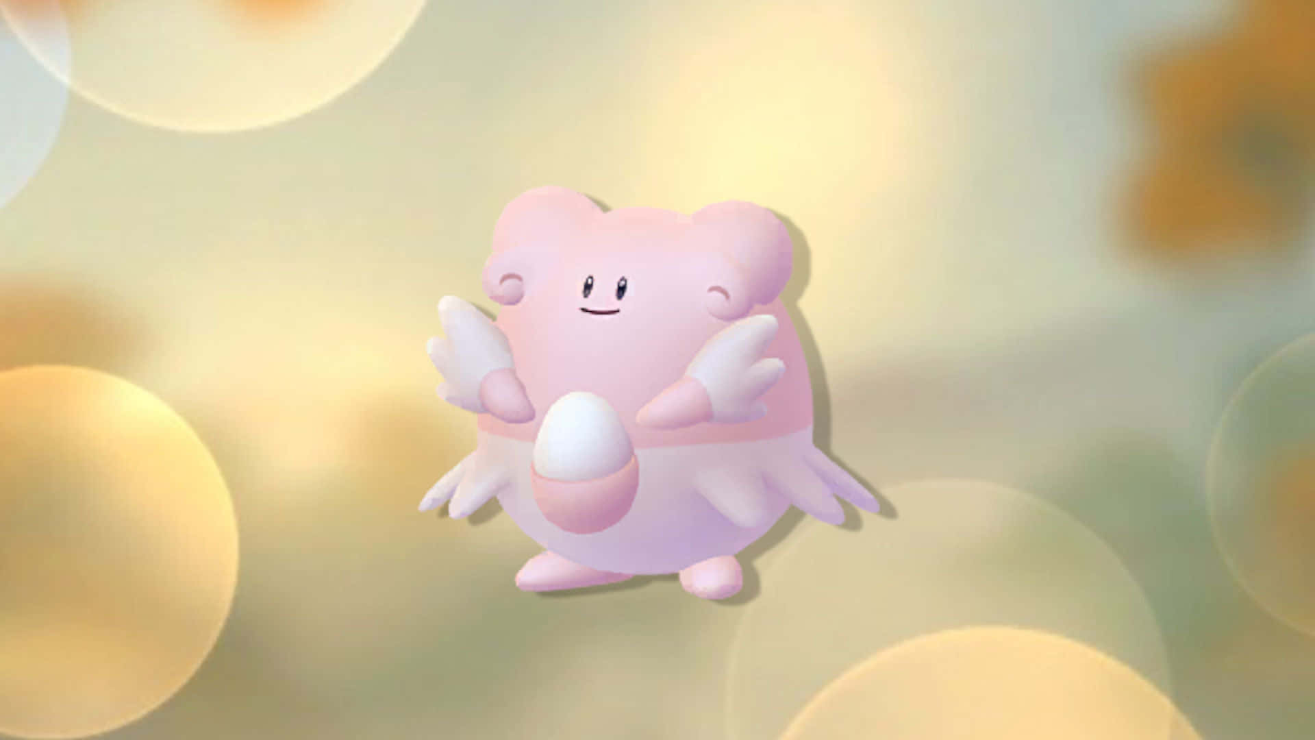Blissey, pink, anime-style, Full HD Desktop Wallpaper