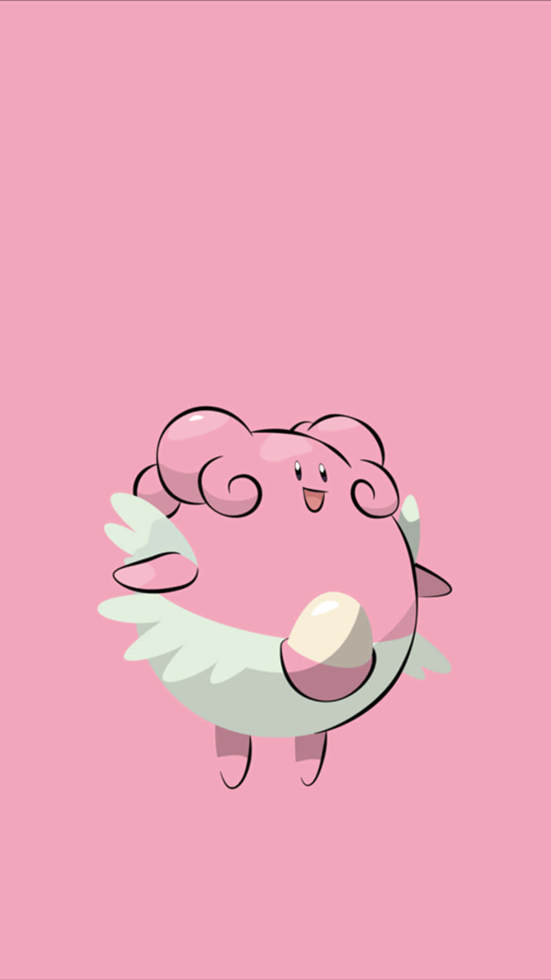 Blissey, pink canvas, pink background, Full HD Phone Wallpaper