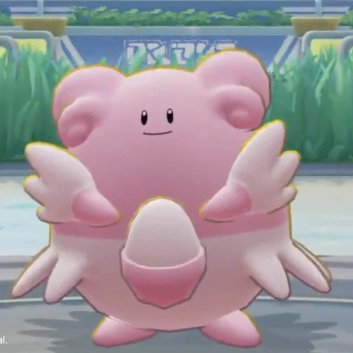 Blissey, pink, anime-style, SD Desktop Wallpaper
