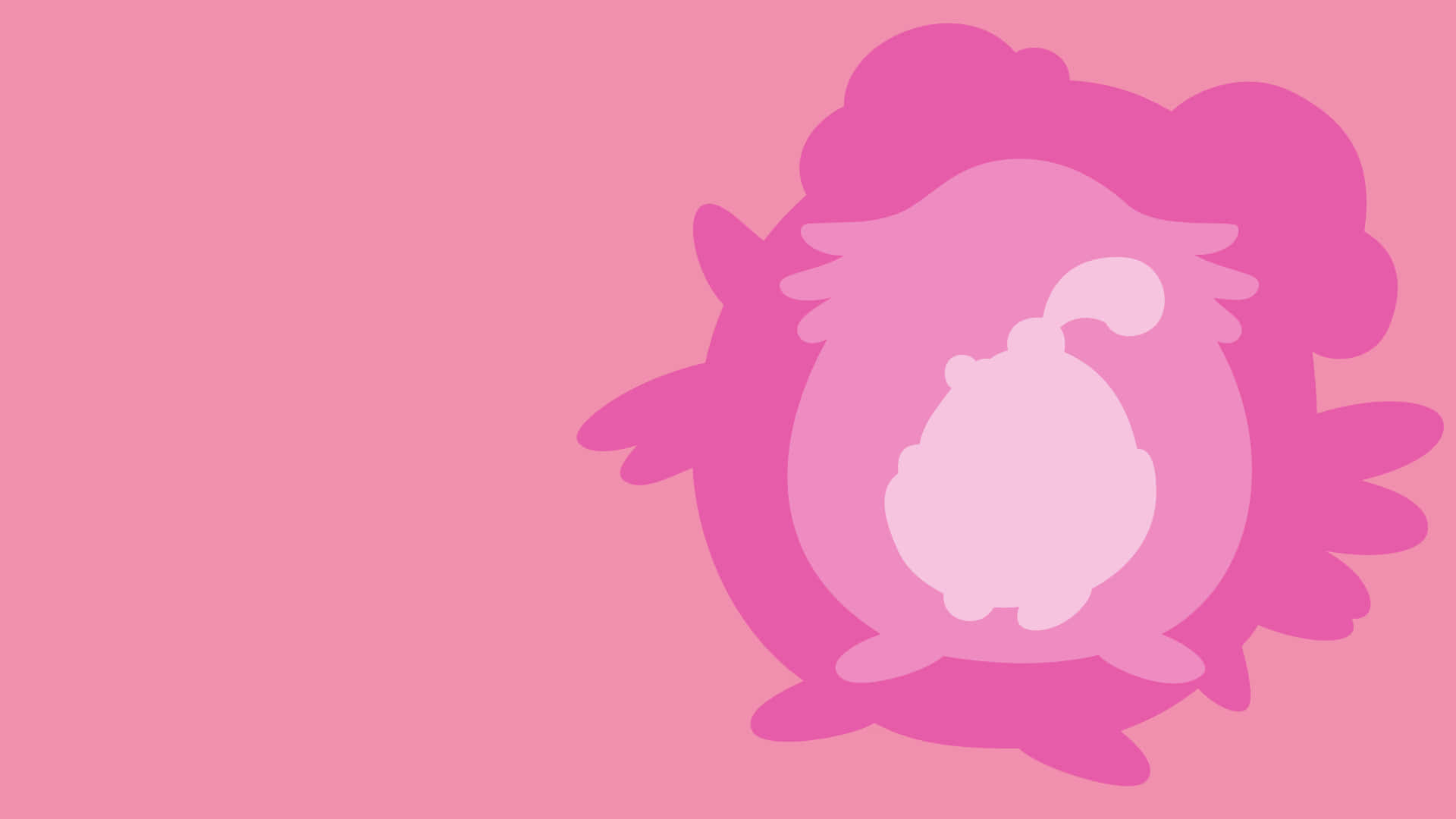 Blissey, pink, fluffy wings, Full HD Desktop Wallpaper