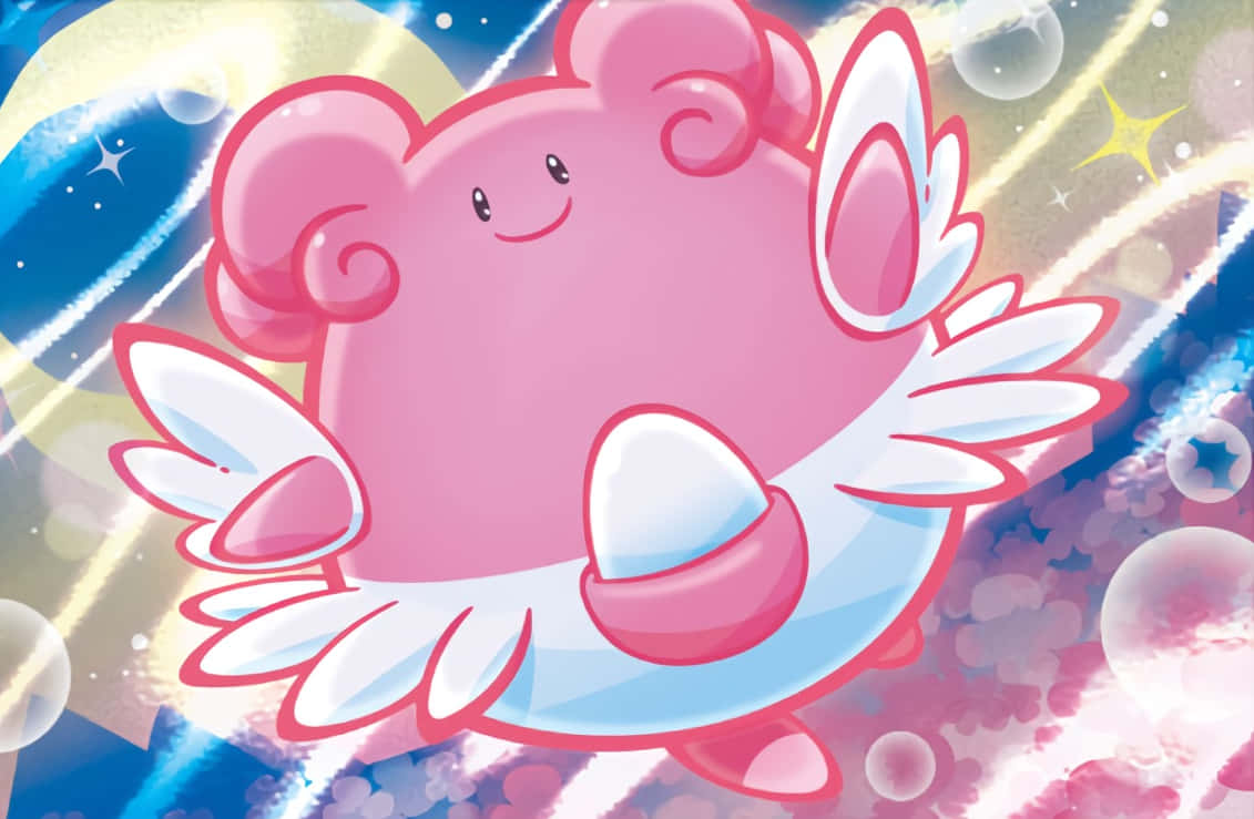 Blissey, pink, anime-style, SD Desktop Wallpaper