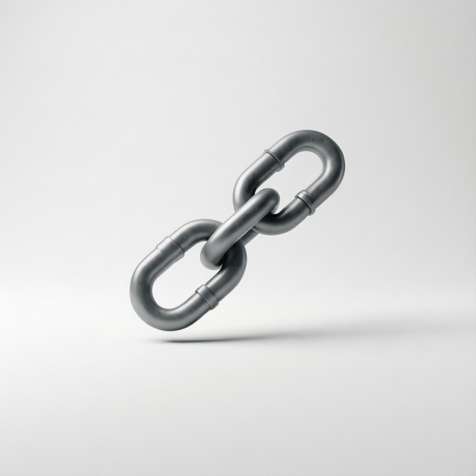 minimalist blockchain link, metallic chain links, white background, HD Desktop Wallpaper