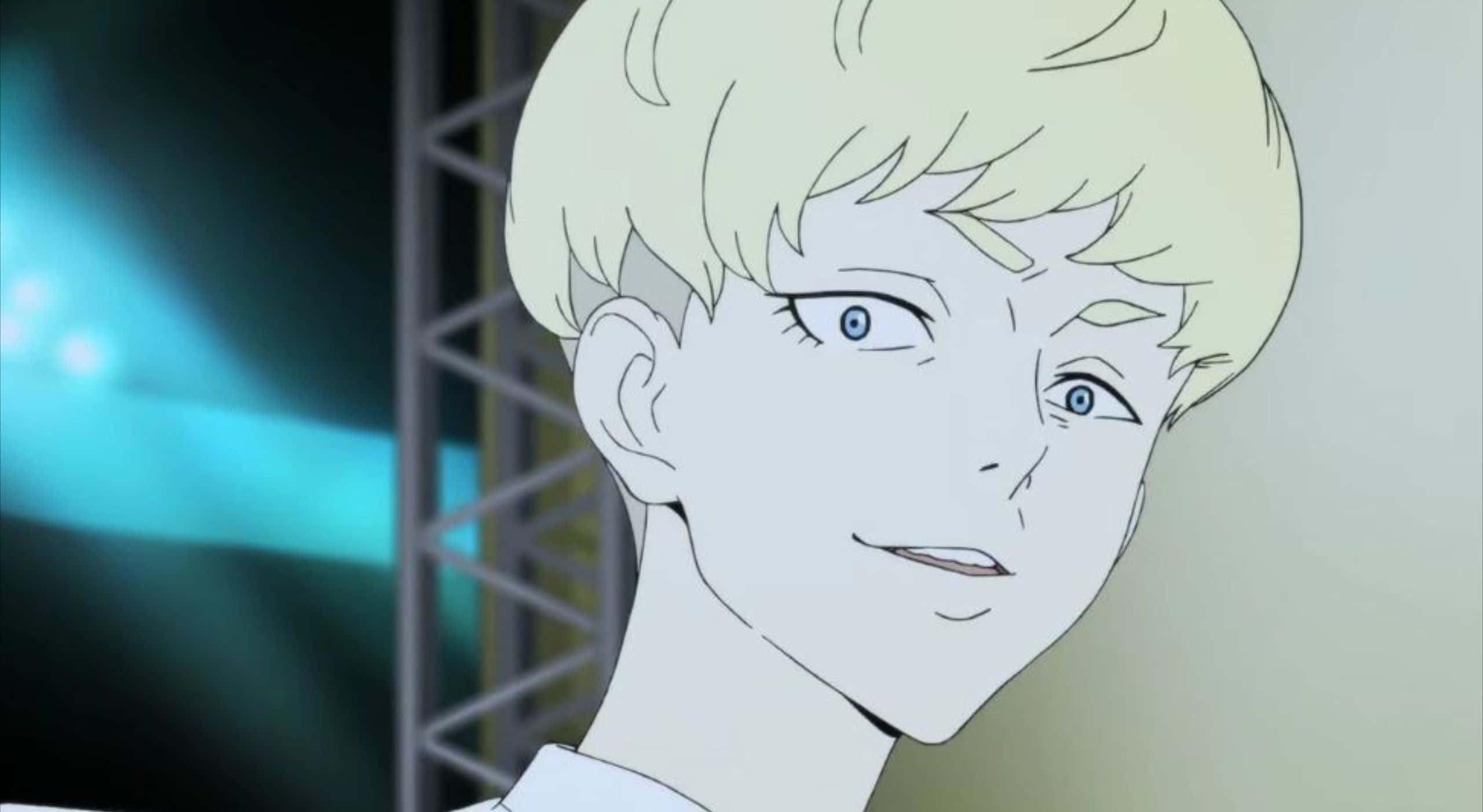 blonde-haired, blue-eyed, gentle smile, 2K Desktop Wallpaper