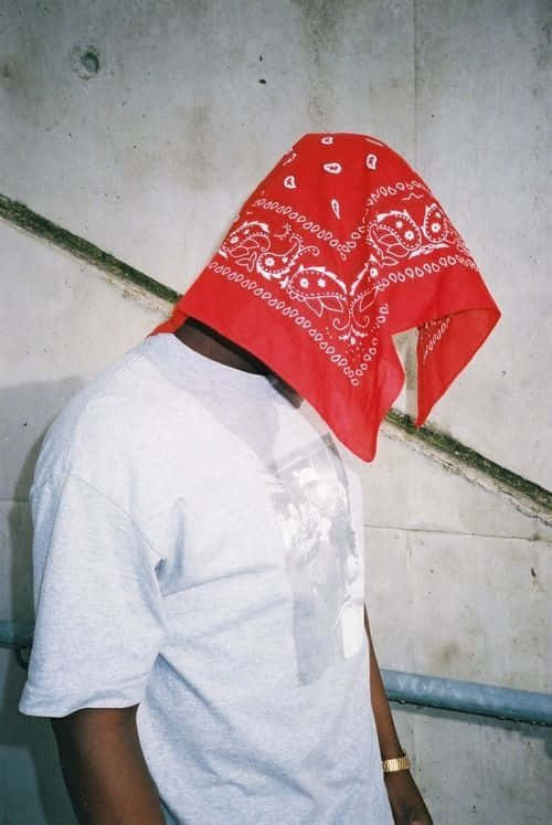 Blood Gang, red bandana, t shirt, SD Phone Wallpaper