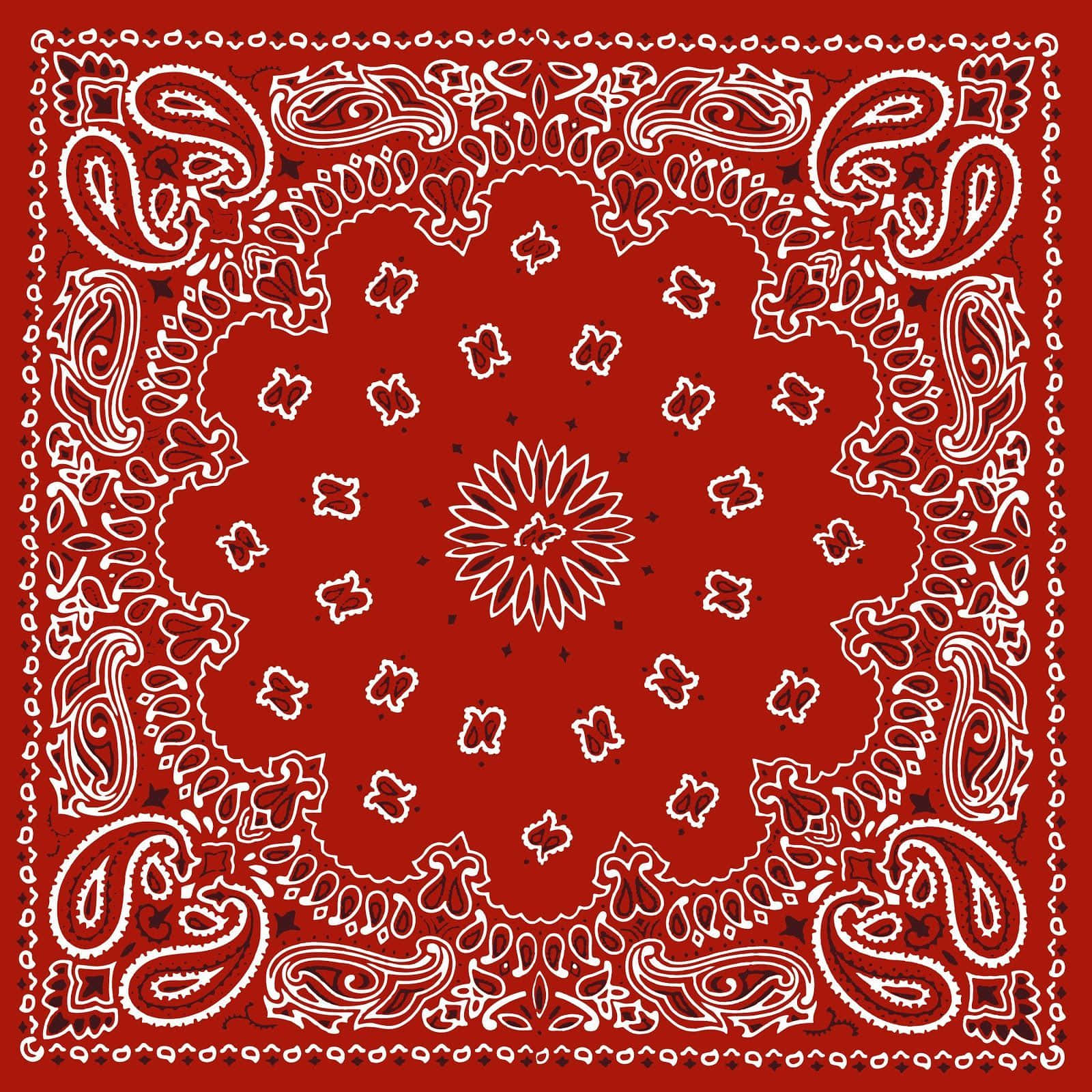 Blood Gang, red bandana, white paisley patterns, HD Desktop Wallpaper