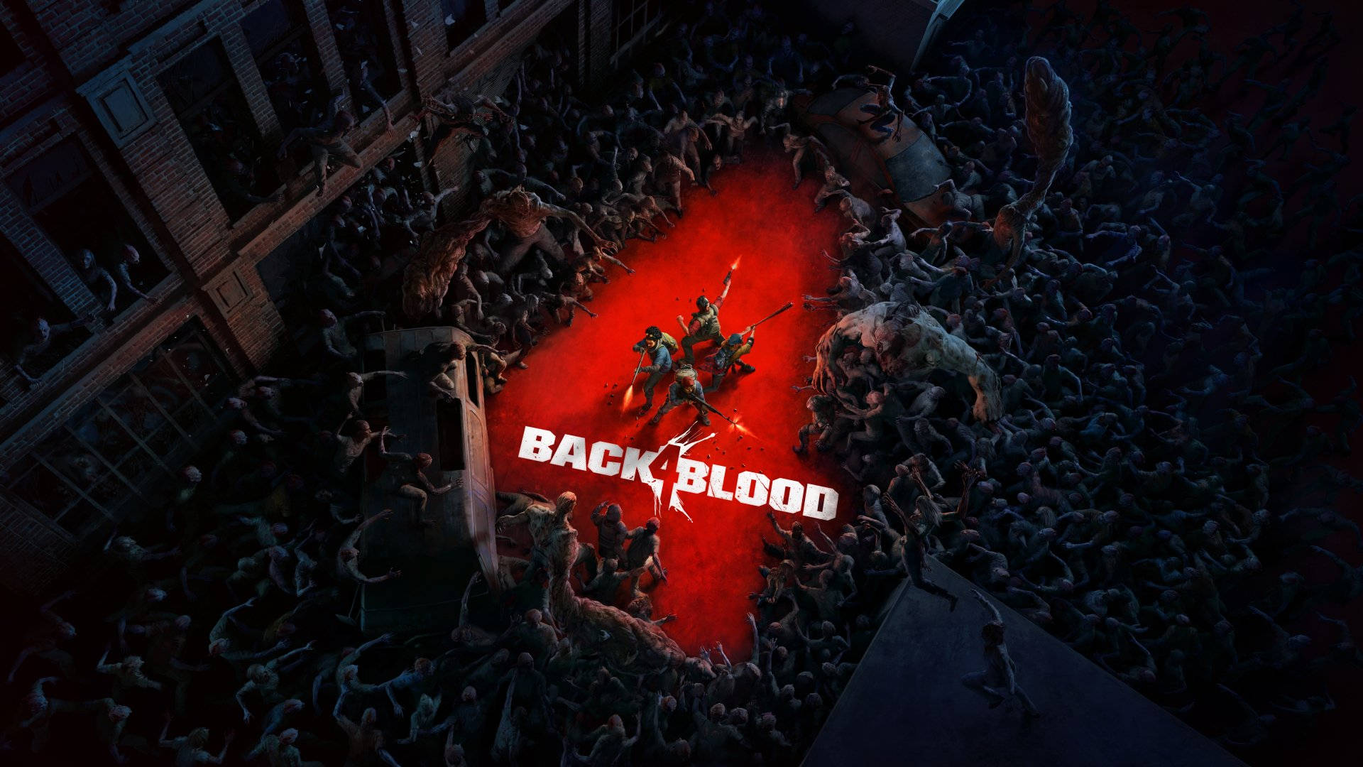 Back 4 Blood, zombies, dark urban alley, Full HD Desktop Wallpaper