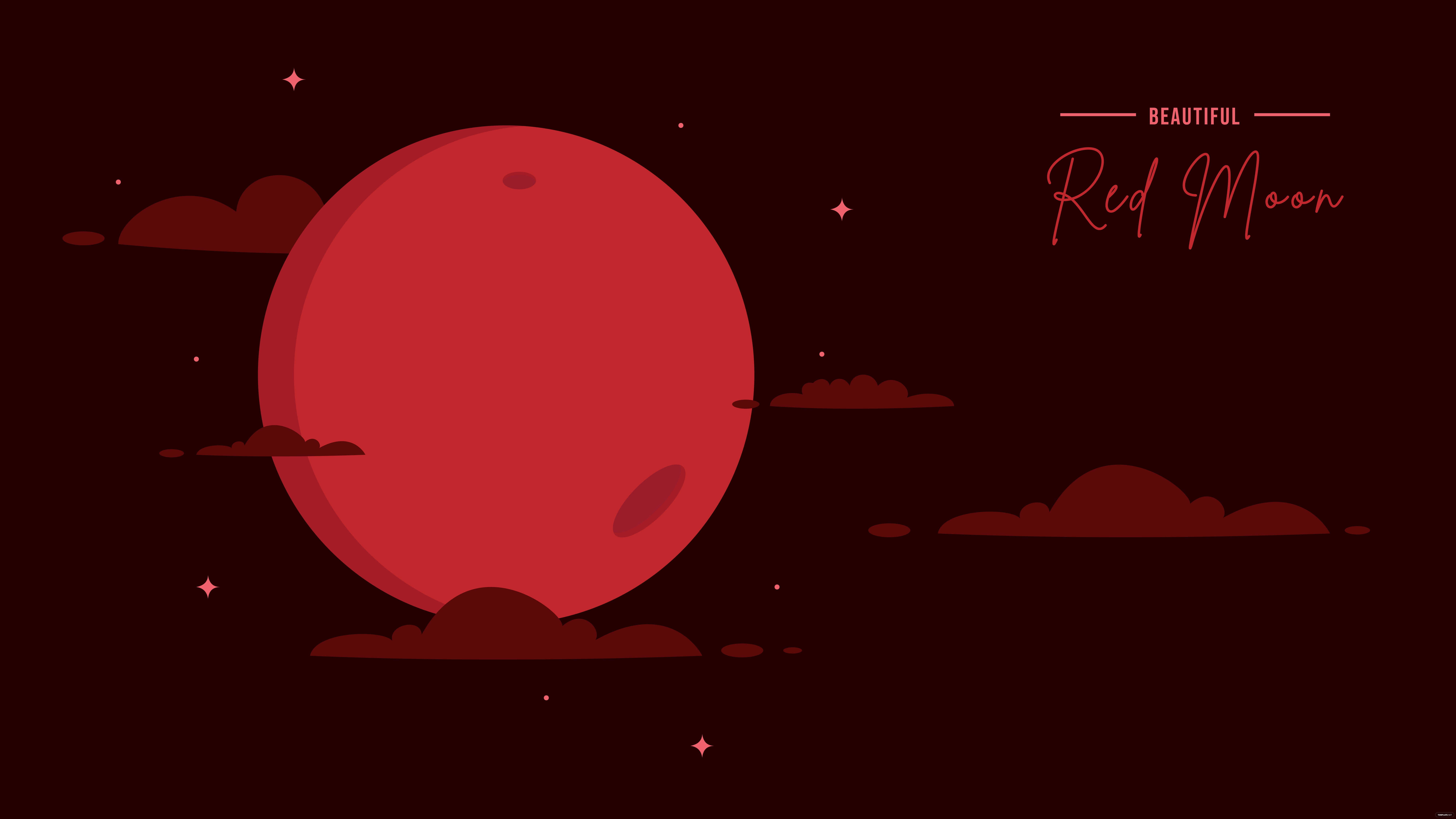 Blood Moon, red moon, dark clouds, 8K Desktop Wallpaper