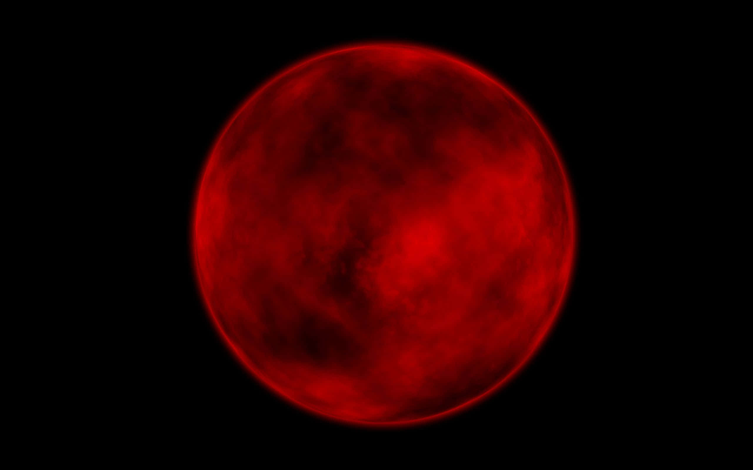 Blood moon, glowing red planet, swirling clouds, 2K Desktop Wallpaper
