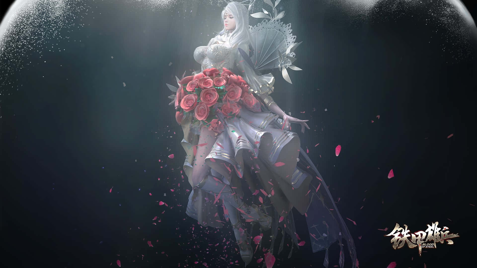 Blood Of Steel, anime woman, silver armor, Full HD Desktop Wallpaper