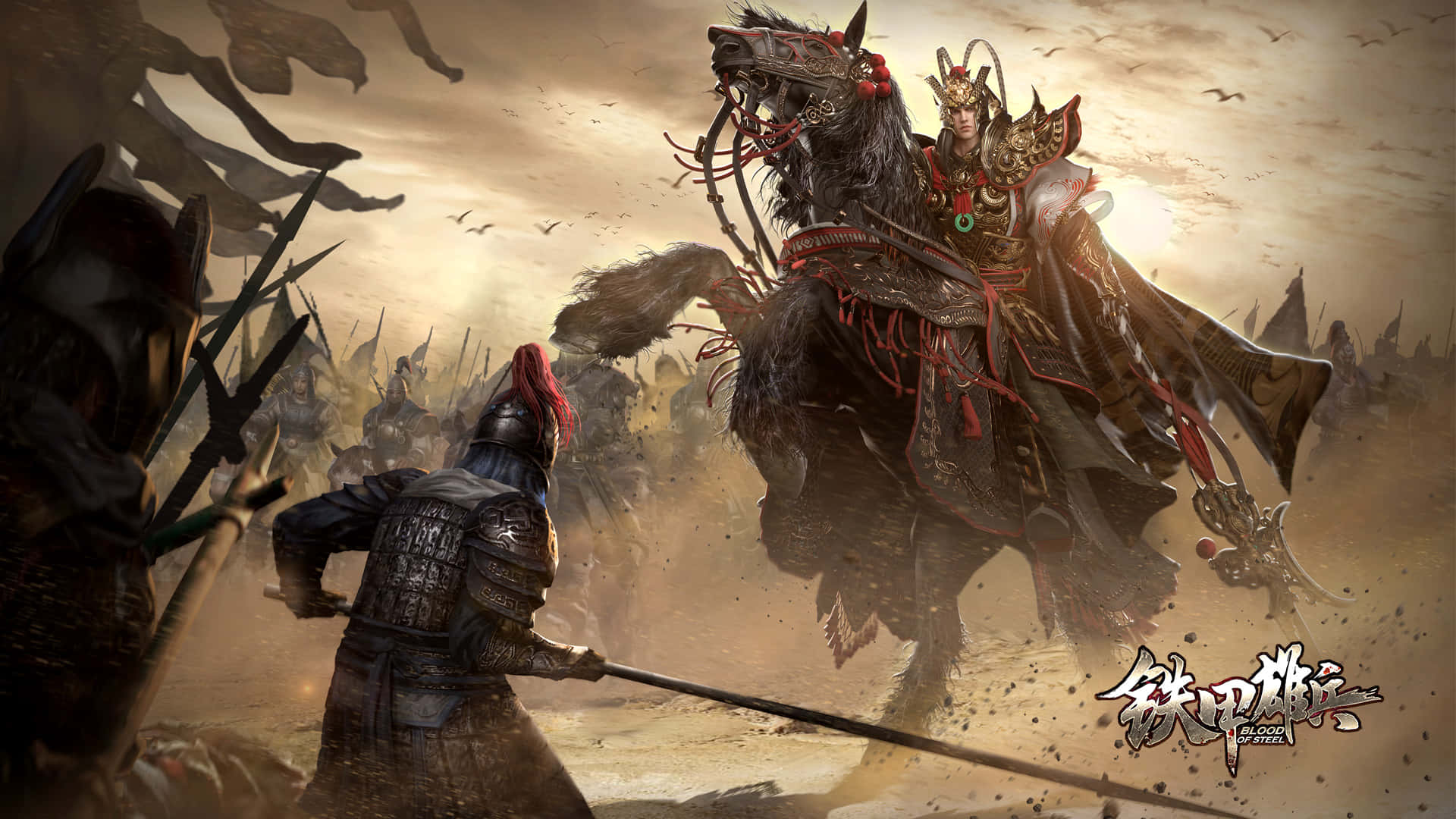 Blood Of Steel, warrior, black warhorse, Full HD Desktop Wallpaper