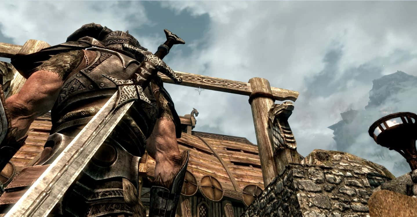 Blood Of Steel, 1438 x 750, muscular armored warrior, HD Desktop Wallpaper