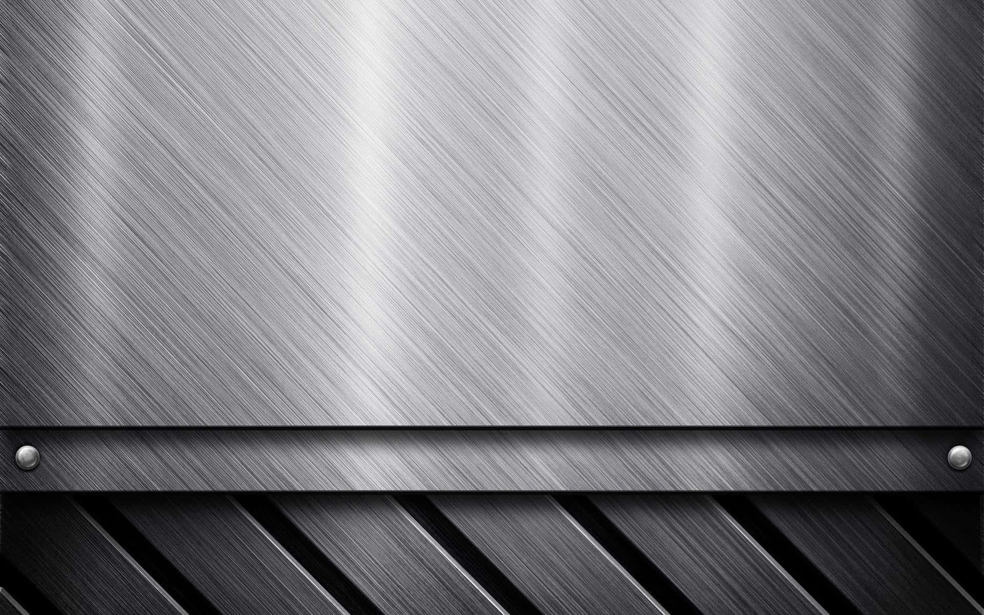Steel, brushed metal, diagonal grooves, Full HD Desktop Wallpaper
