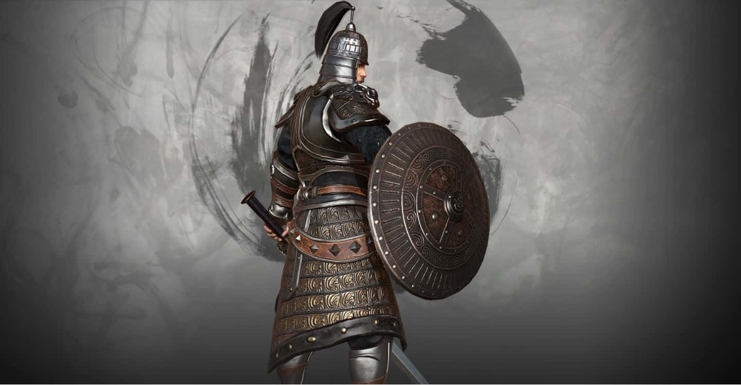 Blood Of Steel, heavily armored knight, ornate dark metal armor, HD Desktop Wallpaper