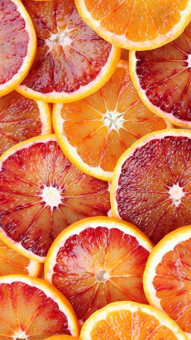 Blood Orange, regular orange, juicy pulp, SD Phone Wallpaper