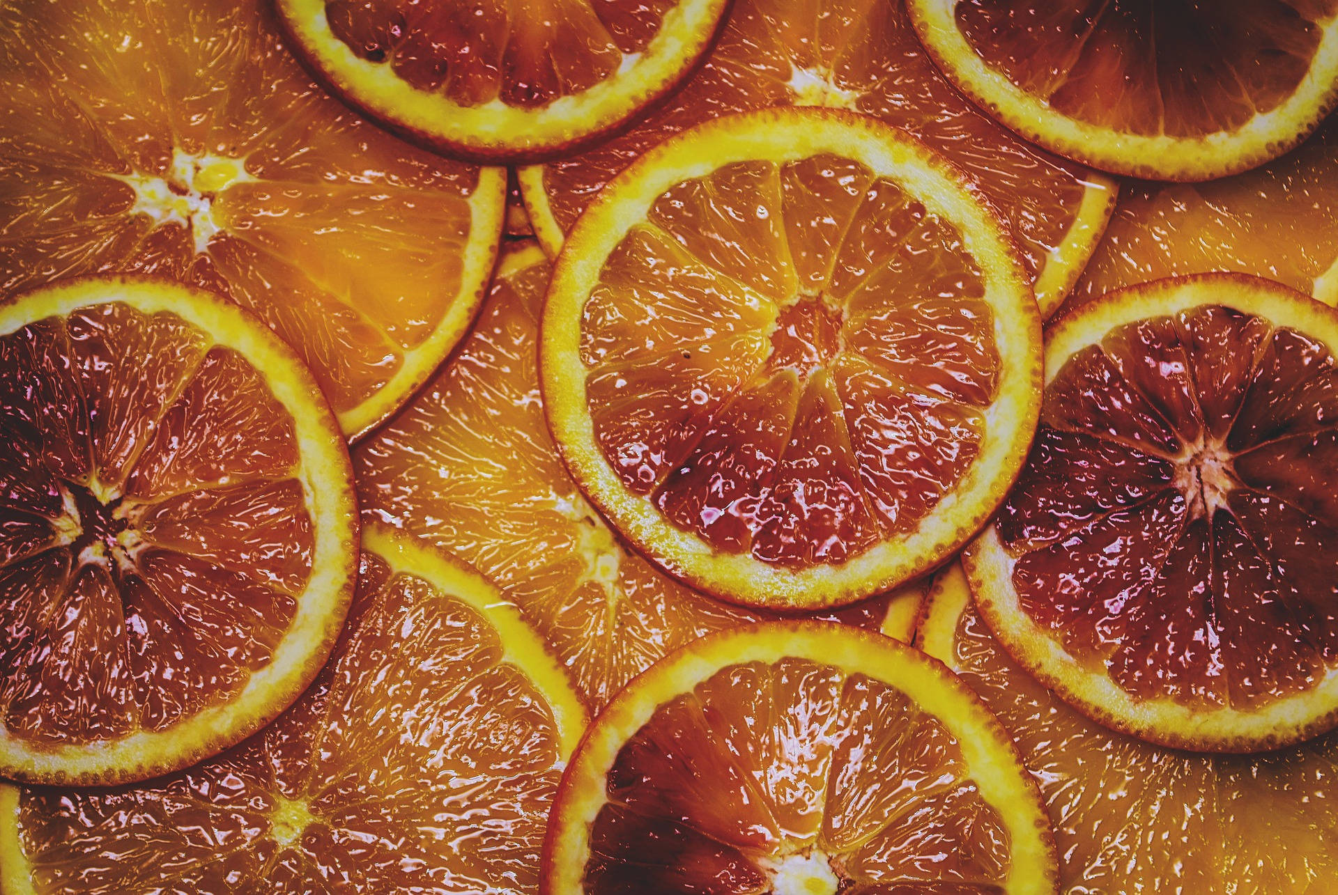 Blood Orange, vibrant orange, deep red pulp, Full HD Desktop Wallpaper