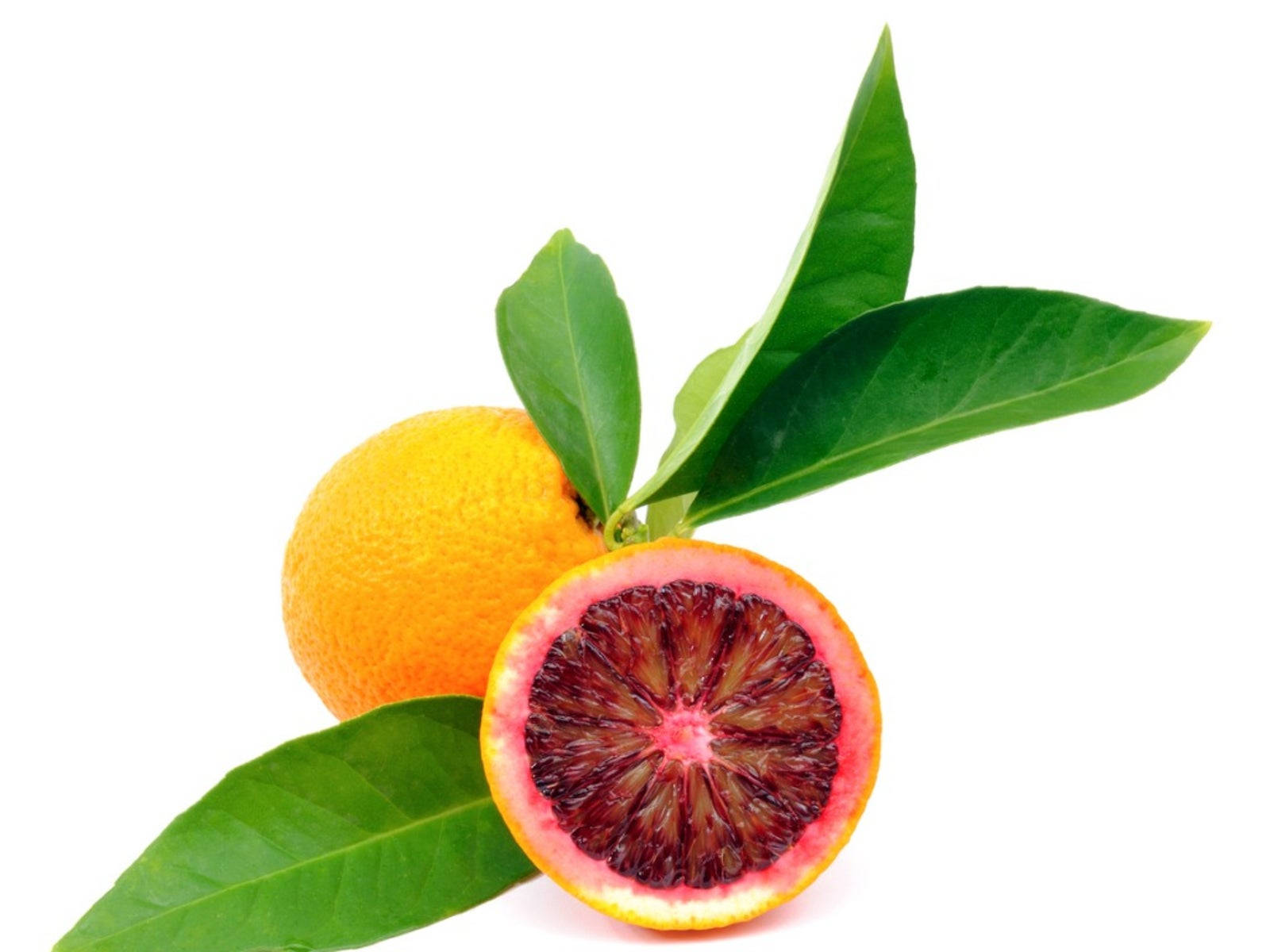 blood orange, deep crimson pulp, whole orange, HD Desktop Wallpaper