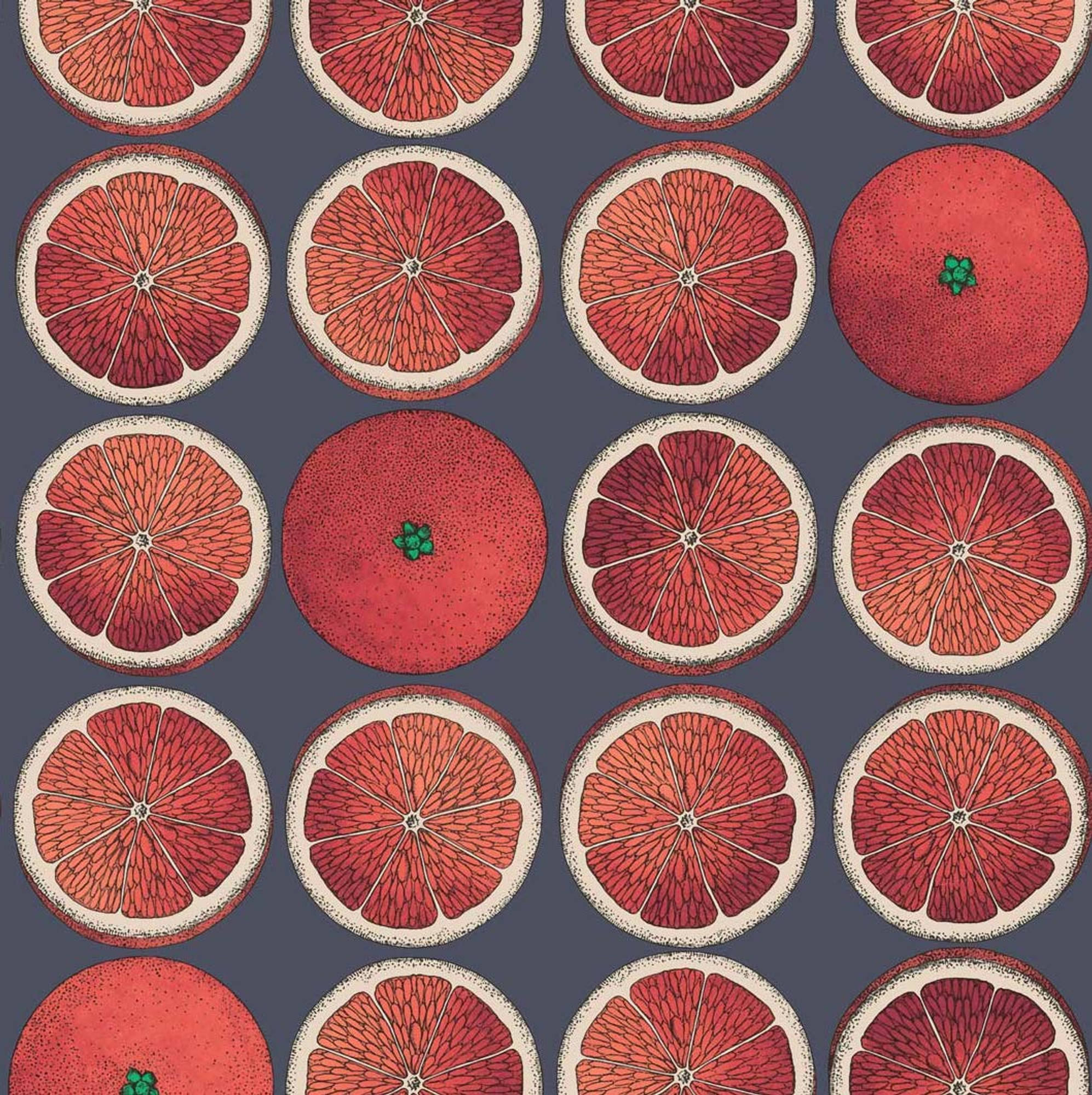 Blood Orange, citrus fruit, animated pattern, Full HD Phone Wallpaper