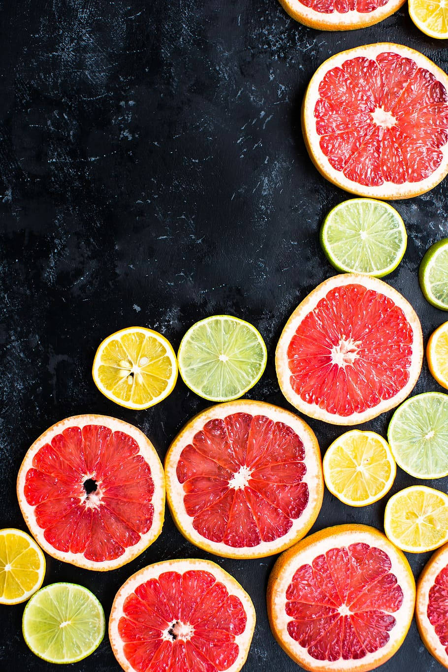 Blood Orange, citrus fruit, lemon, HD Phone Wallpaper