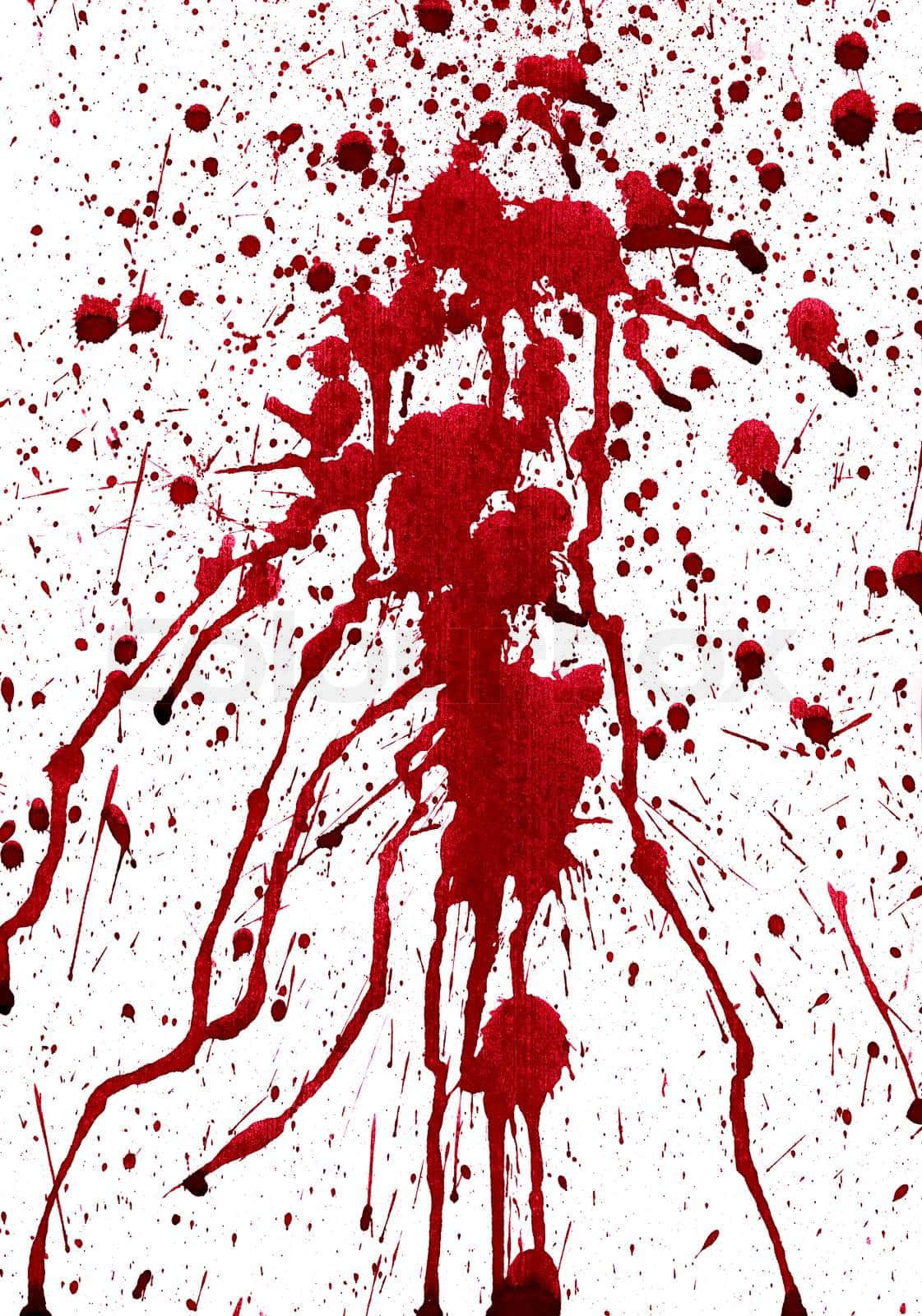 Blood Aesthetic, vivid red paint, stark white background, HD Phone Wallpaper